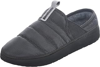 Northside Men's Rainier Camp Slipper – Quilted Nylon, Foam Cushioned Indoor Outdoor House Shoe with EVA Outsole – Cozy, Easy Slip-On, Brown Camo