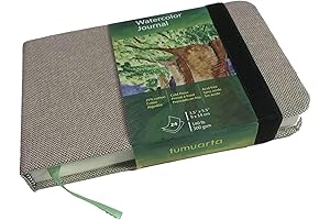 tumuarta Cotton Paper Cold Press Watercolor Notebook for Painting