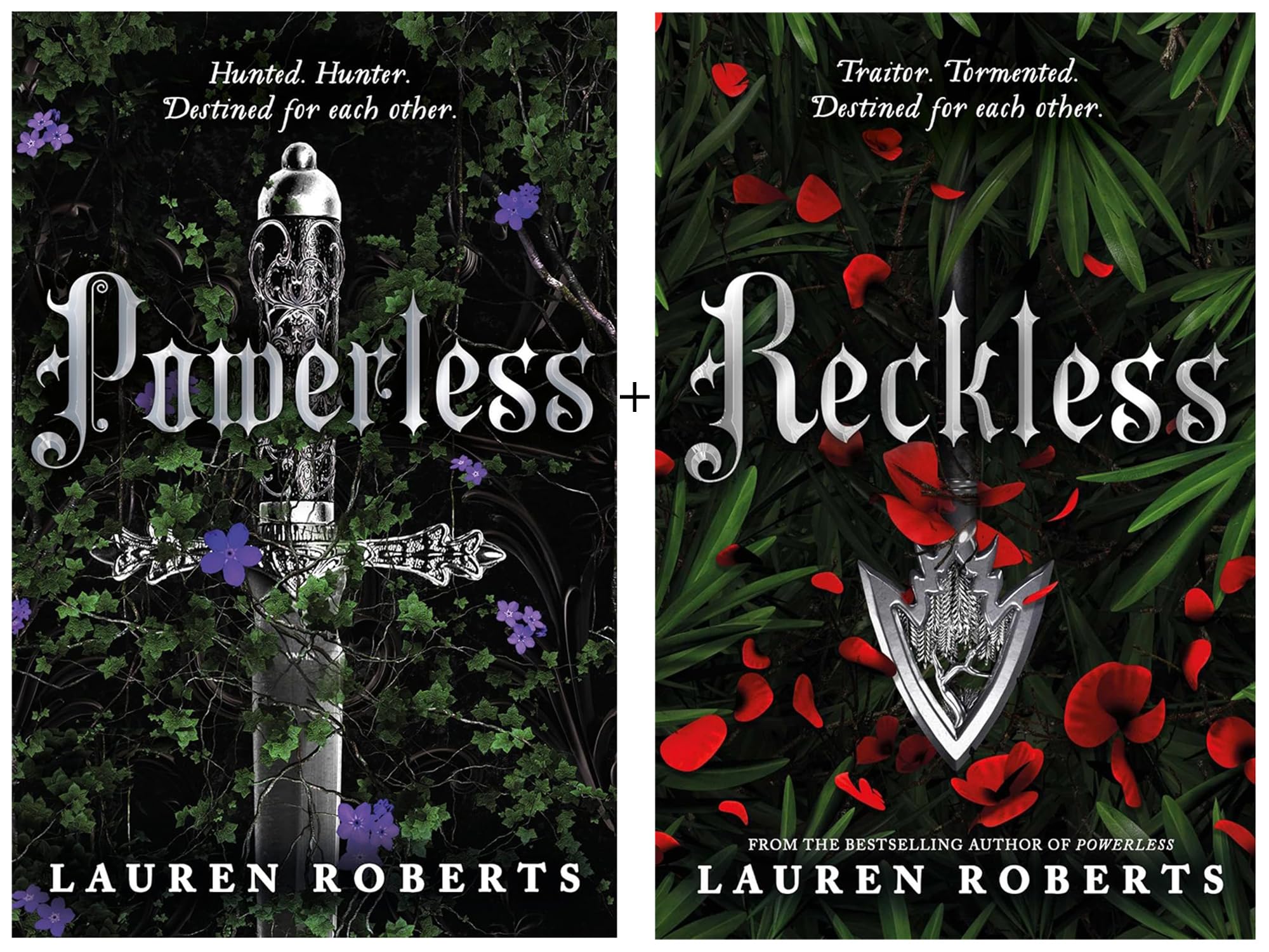 Powerless + Reckless (2 Books Combo) Best Selling Series By Lauren Roberts (Author)