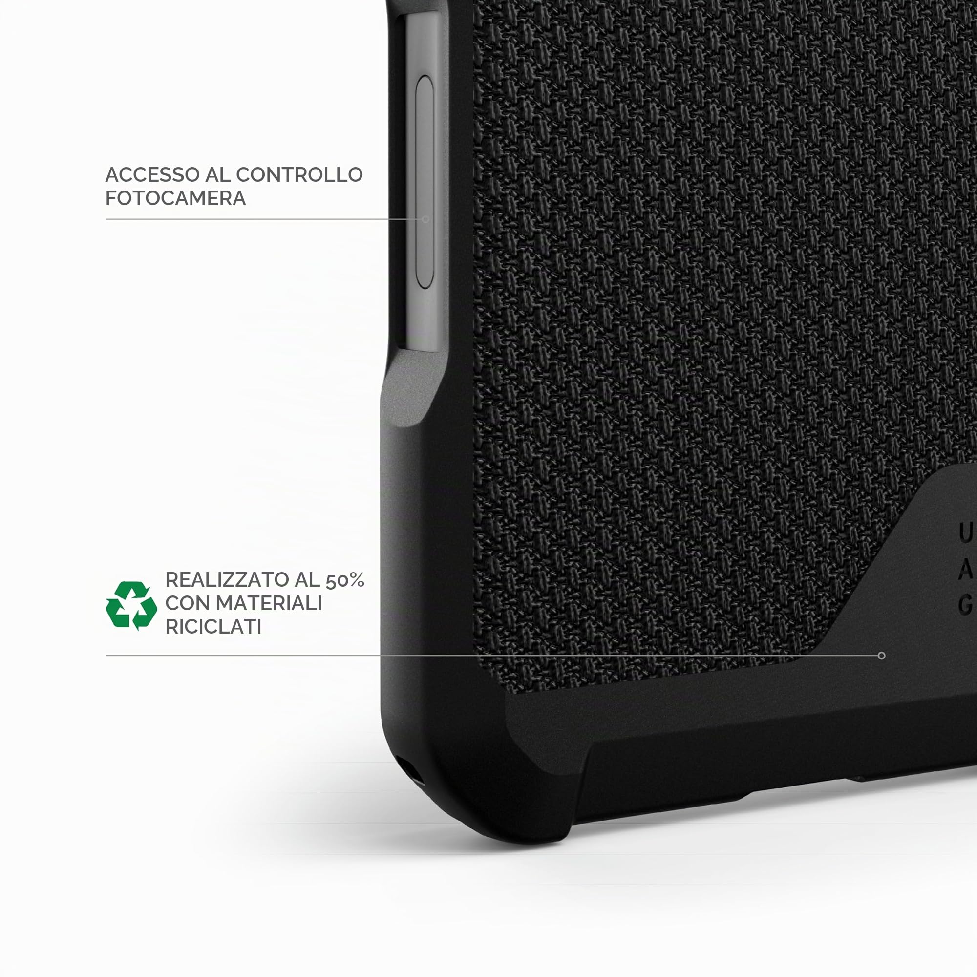 URBAN ARMOR GEAR UAG - Custodia progettata per iPhone 16 Metropolis LT, compatibile con ricarica MagSafe, robusta, antiurto, antiscivolo, di grado militare, colore nero
