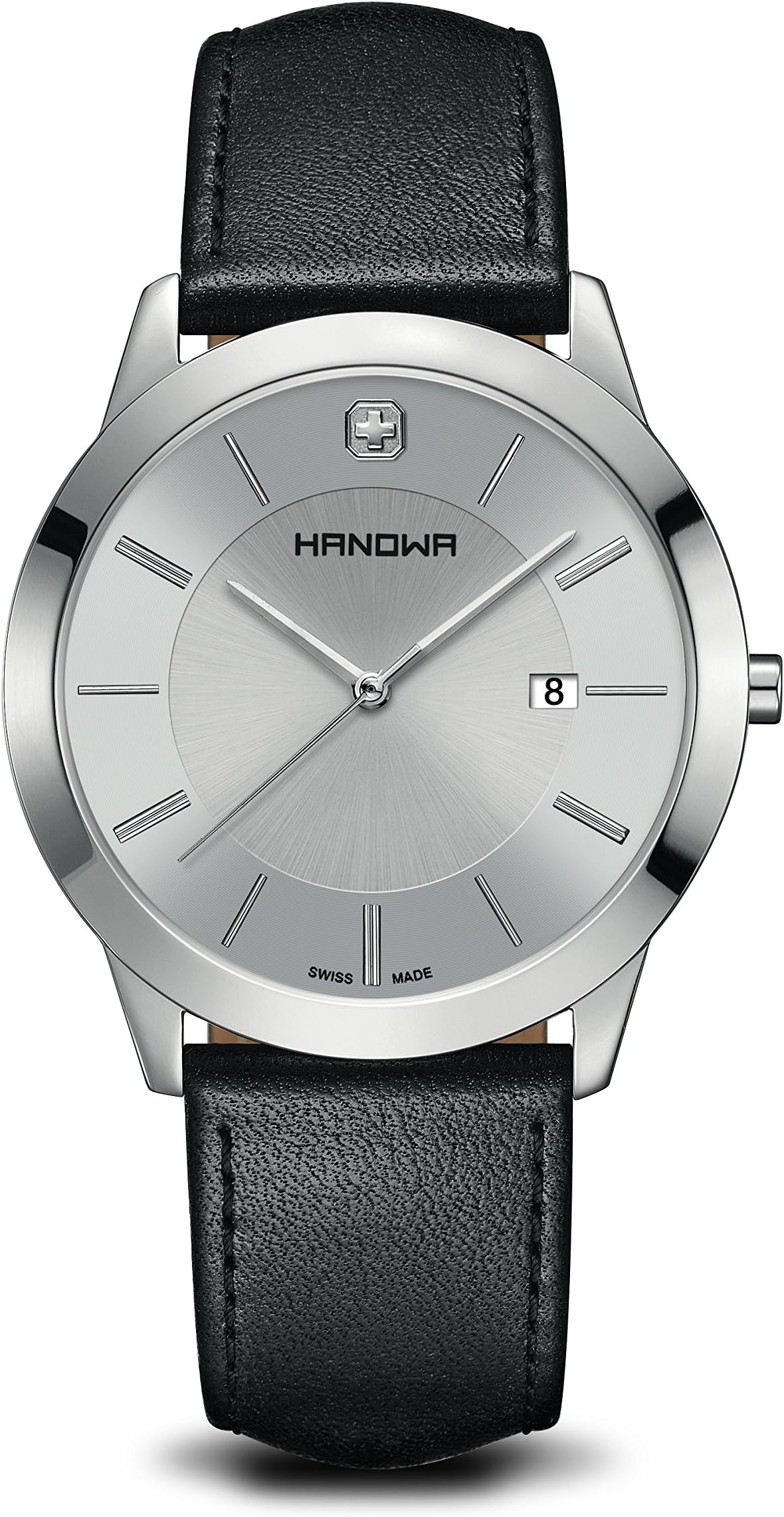 Hanowa Mens Analogue Quartz Watch with Leather Strap 16-4042.04.001