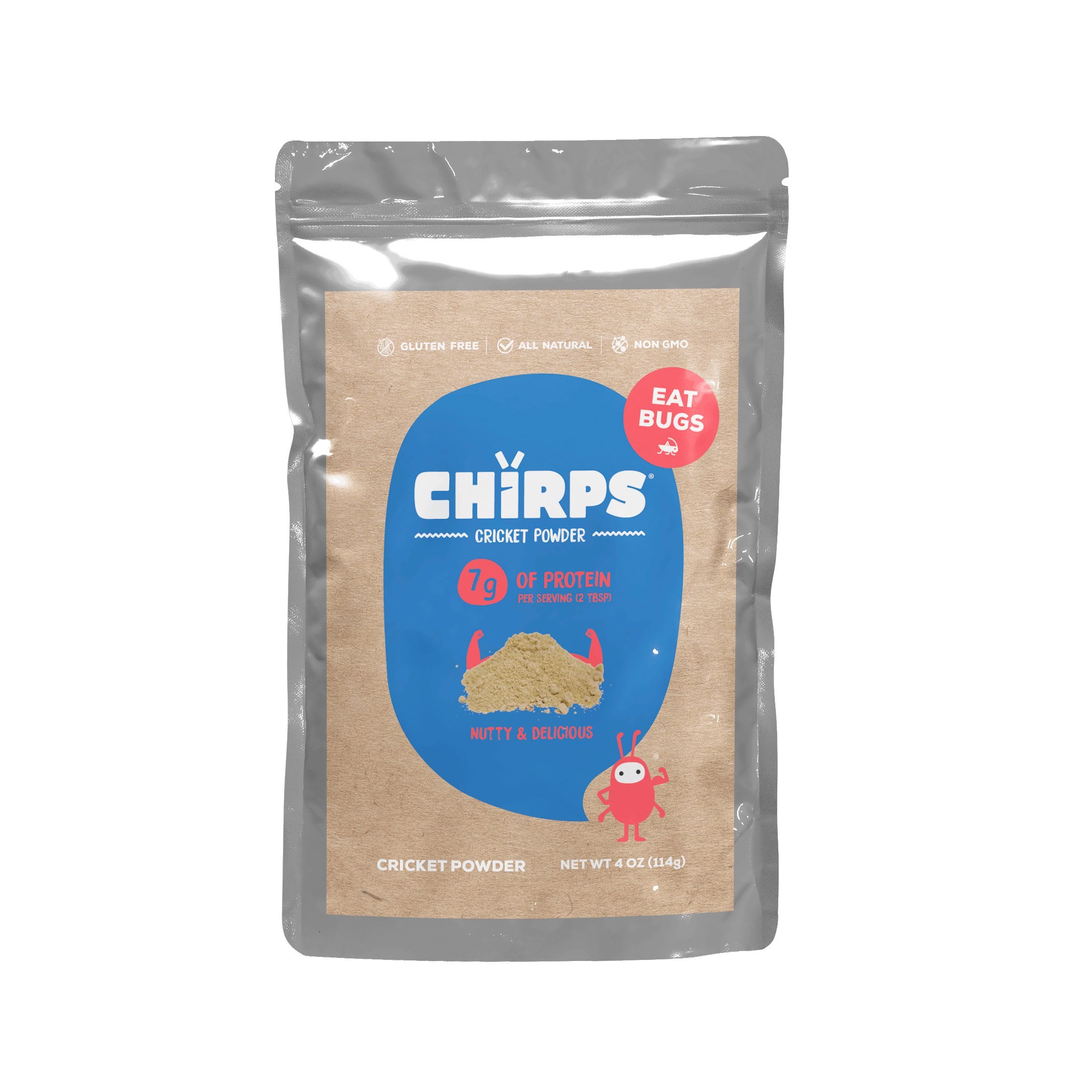 Chirps Cricket Complete Protein Powder (Gluten Free, Non-GMO, Soy free, Whey free, Wheat free)