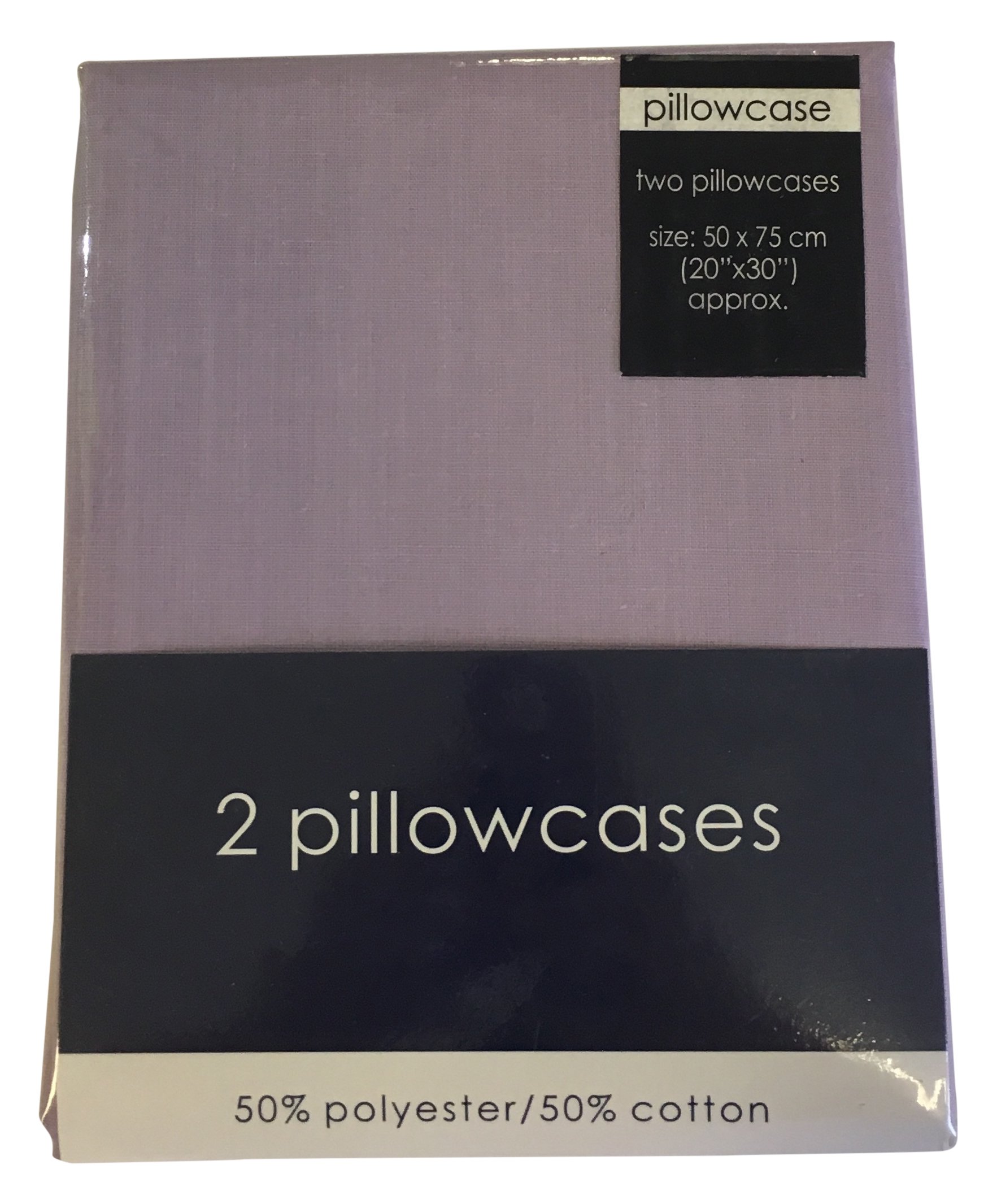 Rapport Home Standard Pillow Case Pair - Lilac