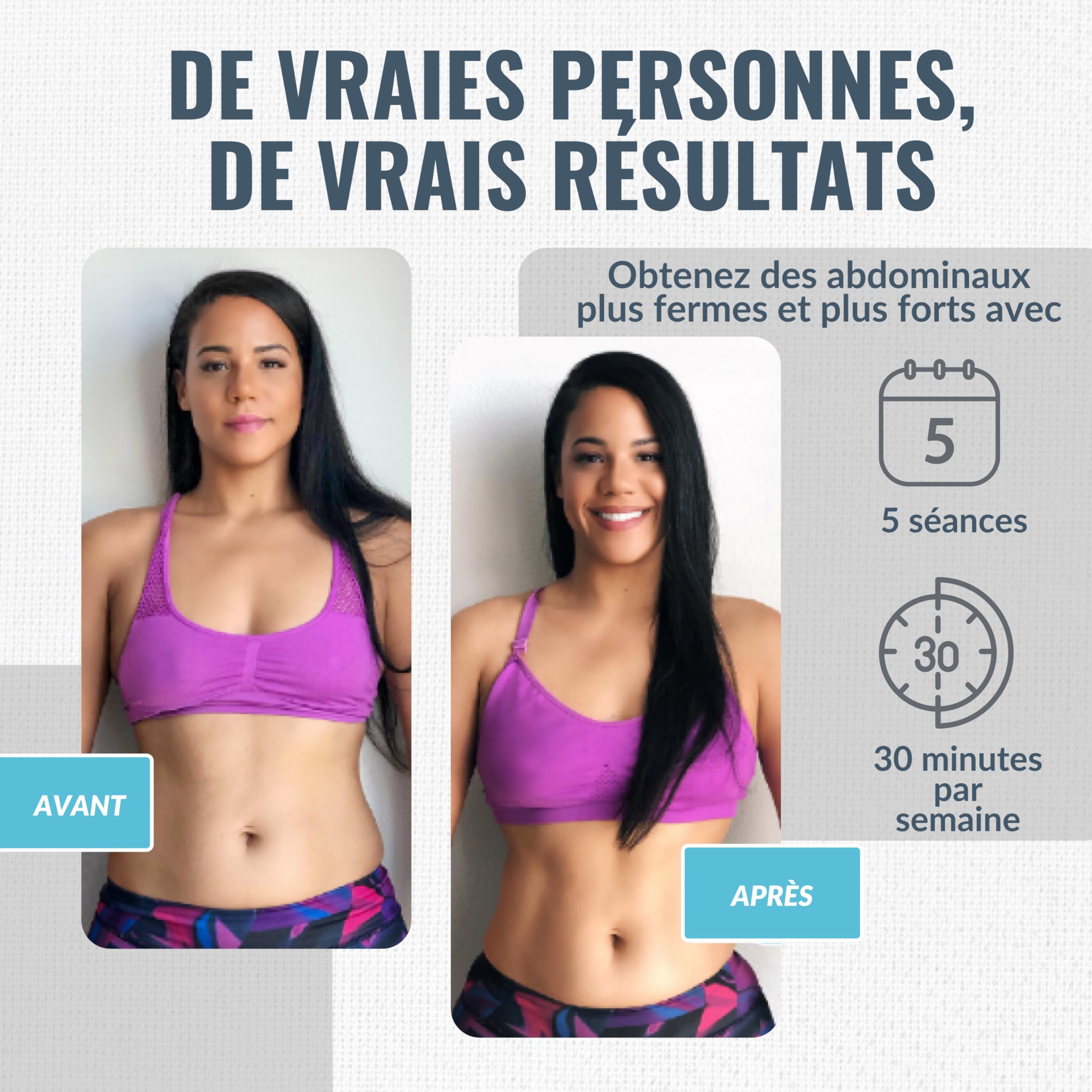 Slendertone Evolve Ceinture de tonification Abdominale Adulte Unisexe, Noir, 61-107 cm
