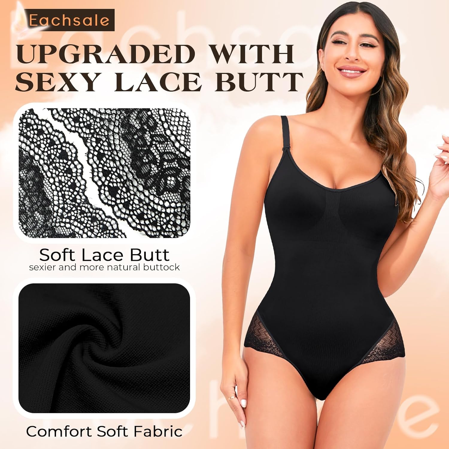 Bodysuit Shapewear for Women Tummy Control Full Body Shaper Sculpting Jumpsuit Bodysuit Seamless Under Dresses - Image 2