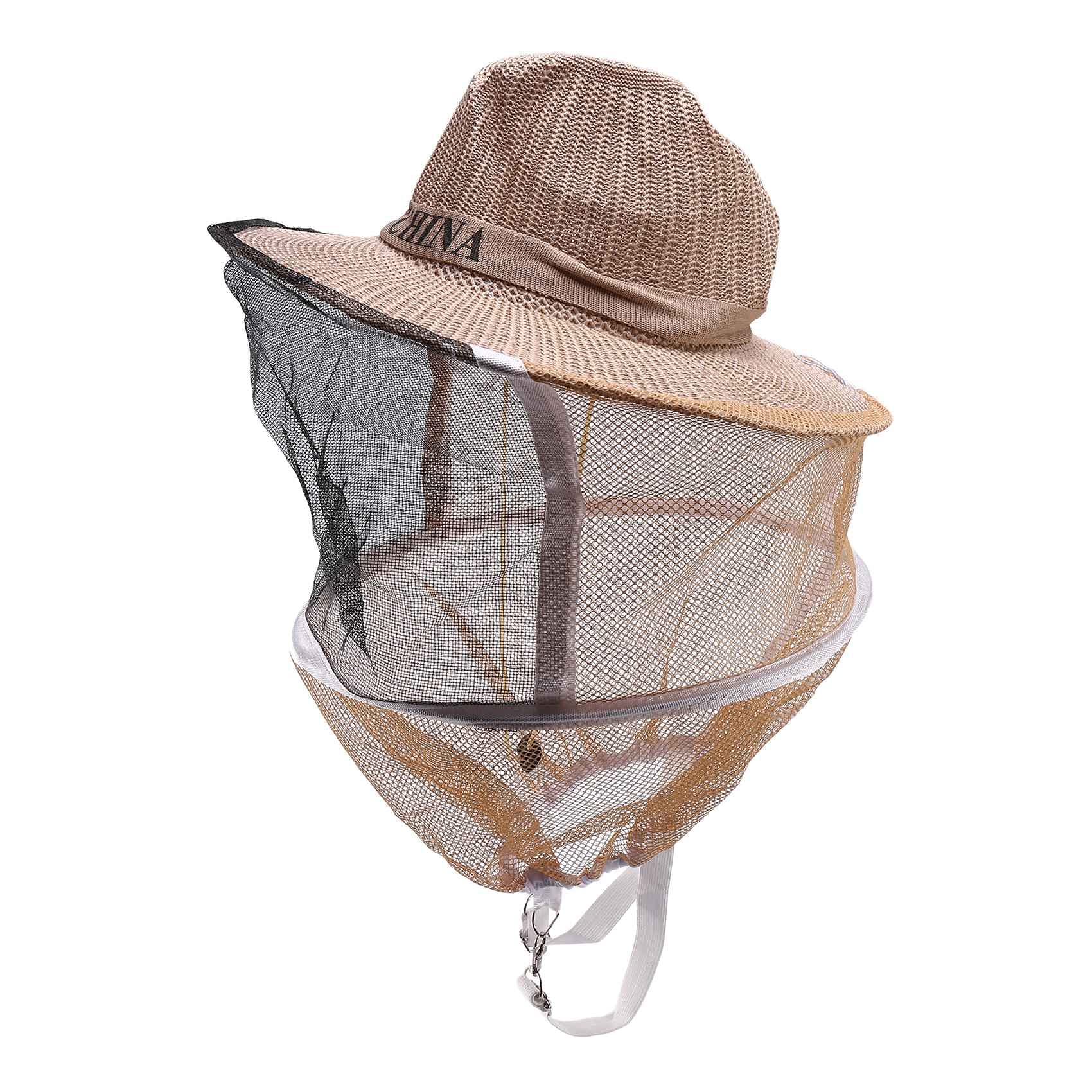 Produktbild von Imkerhut Mit Schleier – Atmungsaktiver Schutz Für Gesicht & Hals, Verstellbarer Cowboy-Stil, Ideal Für Bienenzucht & Outdoor