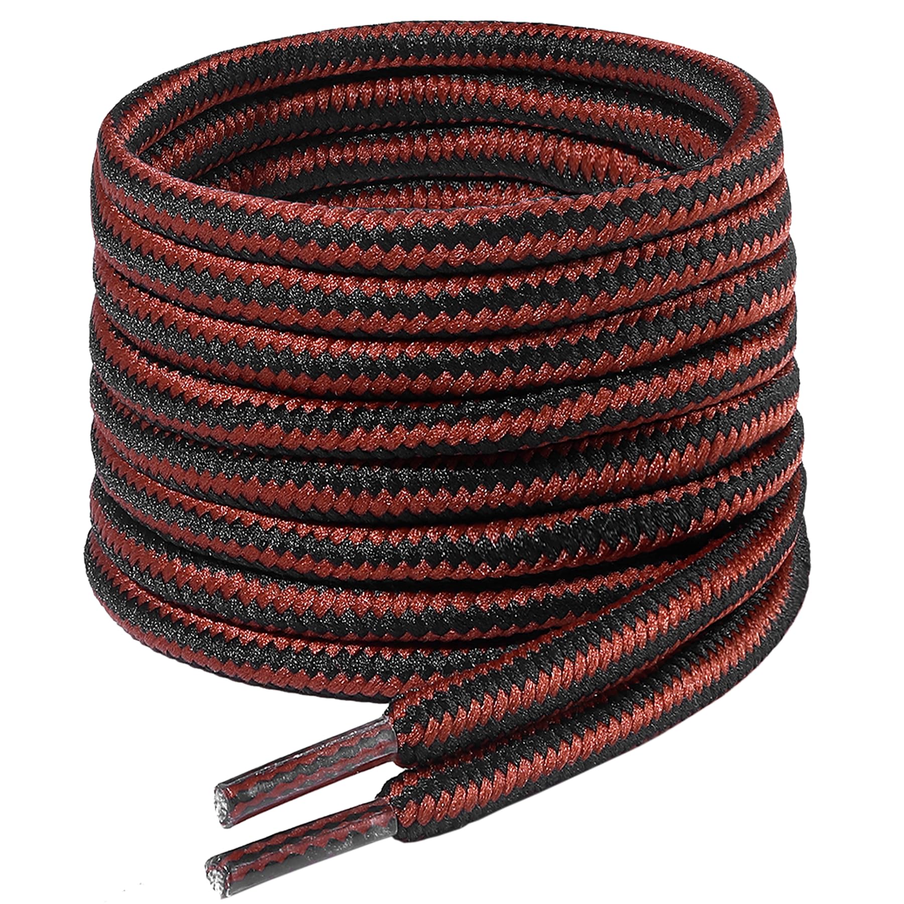 7STROBBS 2 Pairs Heavy Duty Boot Laces,Durable 5/28" Thick Round Shoe Strings for Men Women