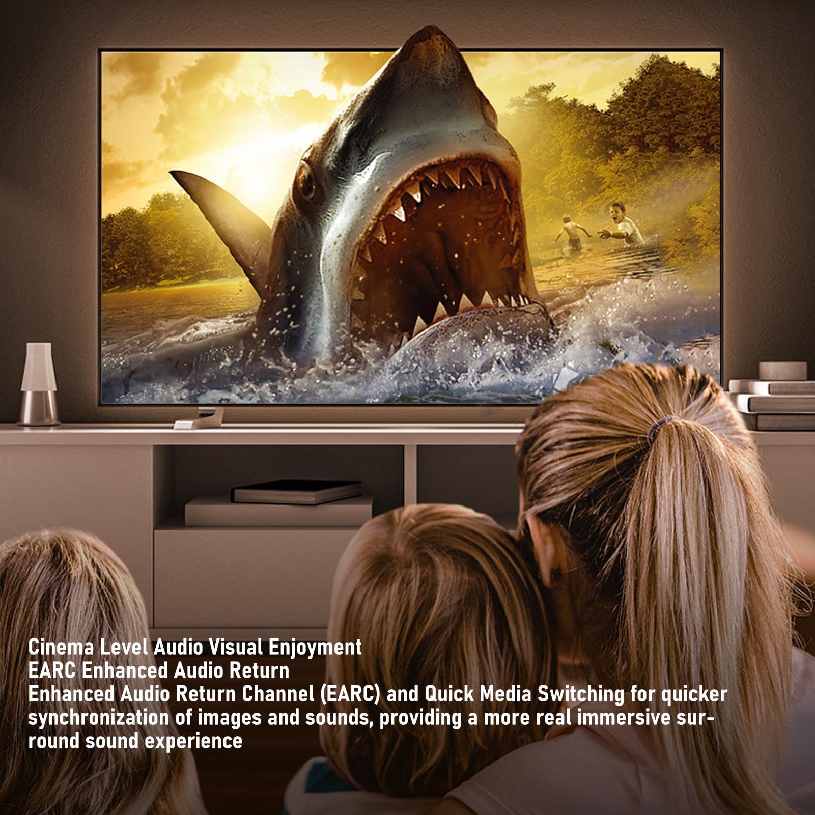 Marhynchus Cavo in Fibra Ottica in Fibra Ottica 8k 10m 48 Gbps Supporto 8K60Hz 4K120Hz HDR EARC HDCP 2.2 per Home Theater TV Monitor