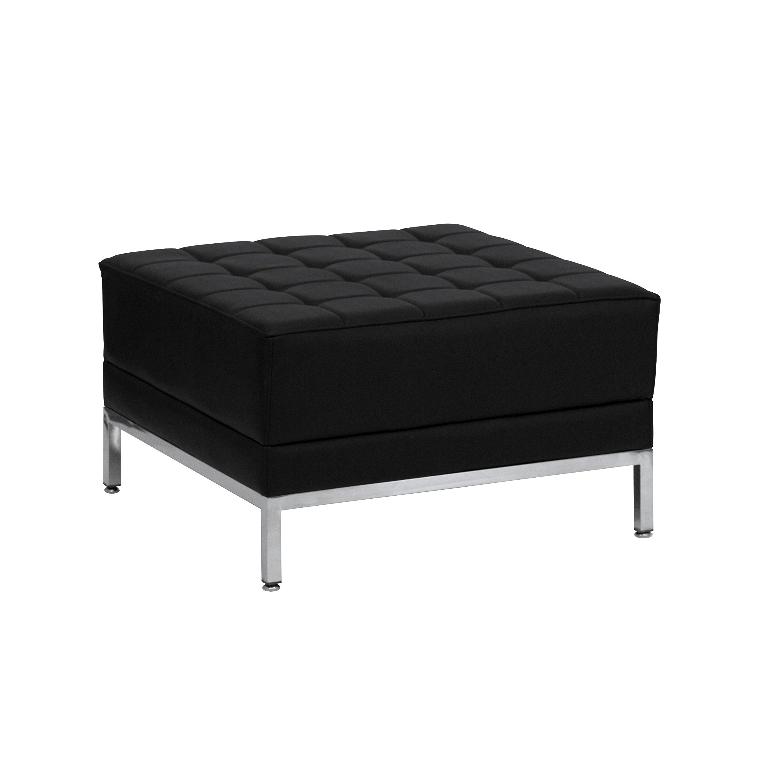 Flash Furniture HERCULES Imagination Series Black LeatherSoft Ottoman