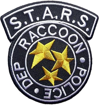 Resident Evil Black Raccoon Police Dept Embroidered Patch