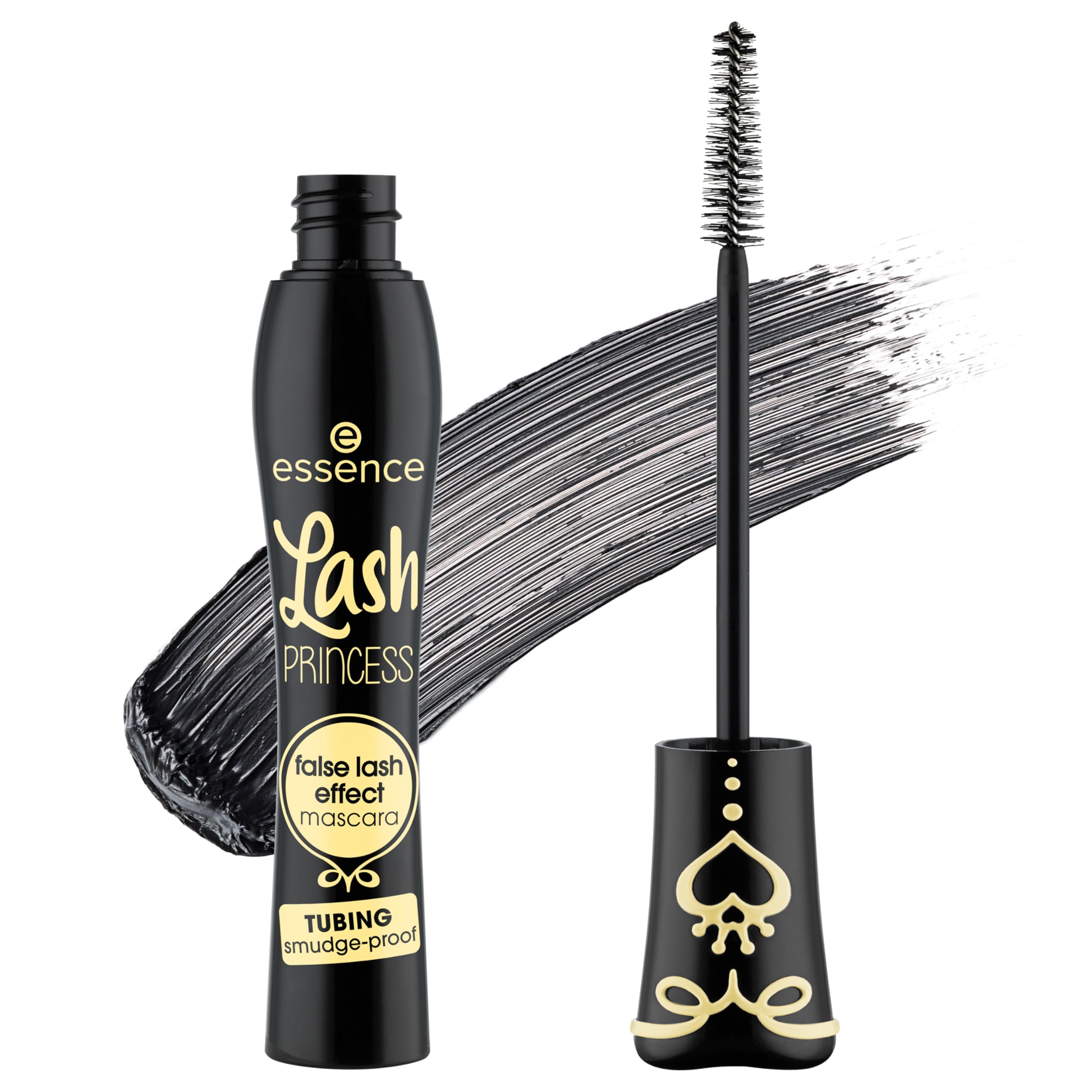 essence Lash PRINCESS false lash effect TUBING mascara, 01 Black, 12 ml