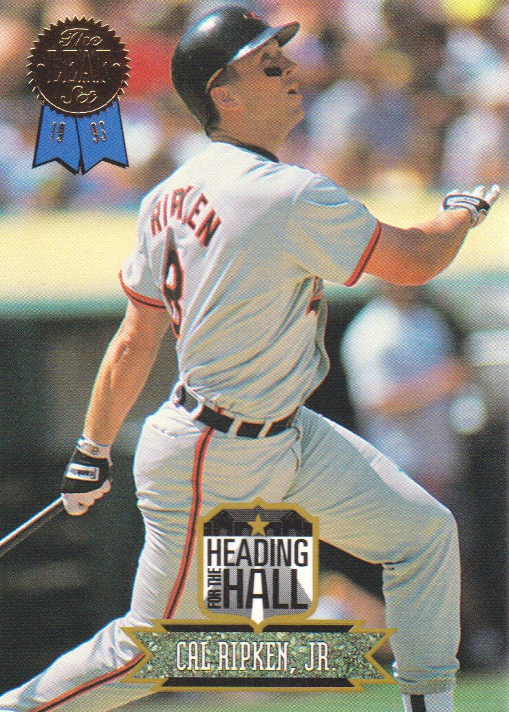 1993 Leaf Baseball Heading for the Hall #5 Cal Ripken Jr
