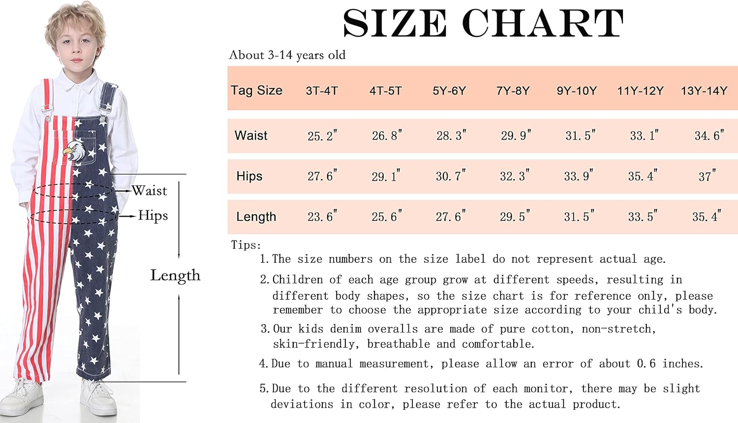 Yuanbang American Flag Overalls Pants Adjustable Straps Mens Red White And Blue Jean Coveralls 4th Of July Romper: Clothing, Shoes & Jewelry