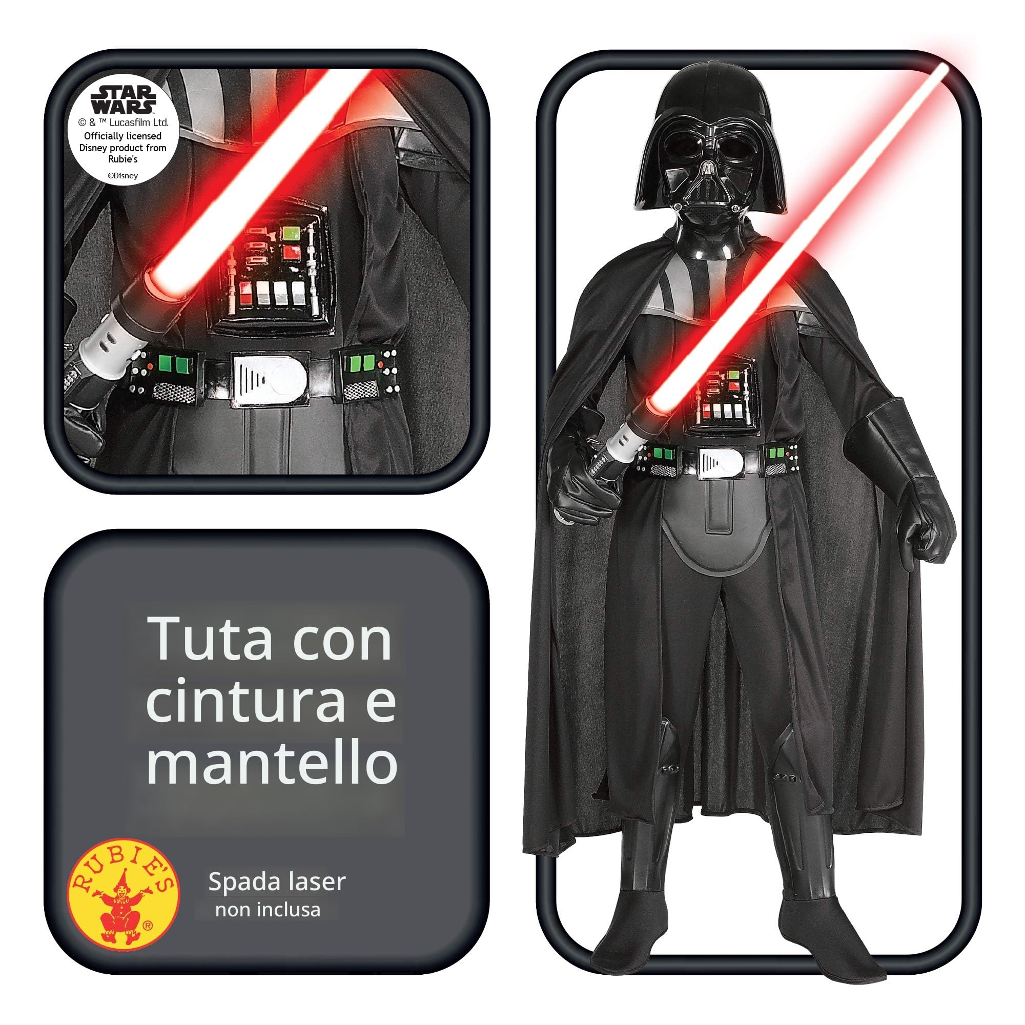 Per bambini Star Wars Costume Deluxe Darth Vader