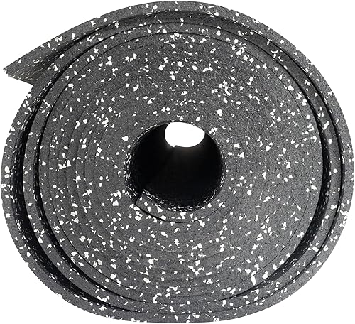 Miniatura 10 de Genaflex - Alfombrilla de goma para el suelo de gimnasio de 0.315 in de grosor, rollo protector comercial resistente para suelos de gimnasio