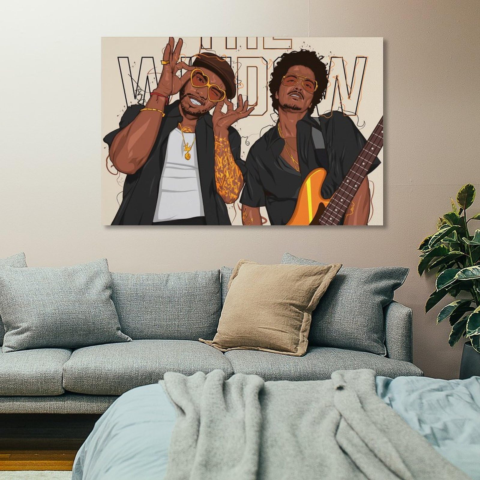 Poster artistico da parete con stampa artistica da parete con cantante rap hip hop all star (12), poster decorativo moderno per la famiglia, 40 x 60 cm