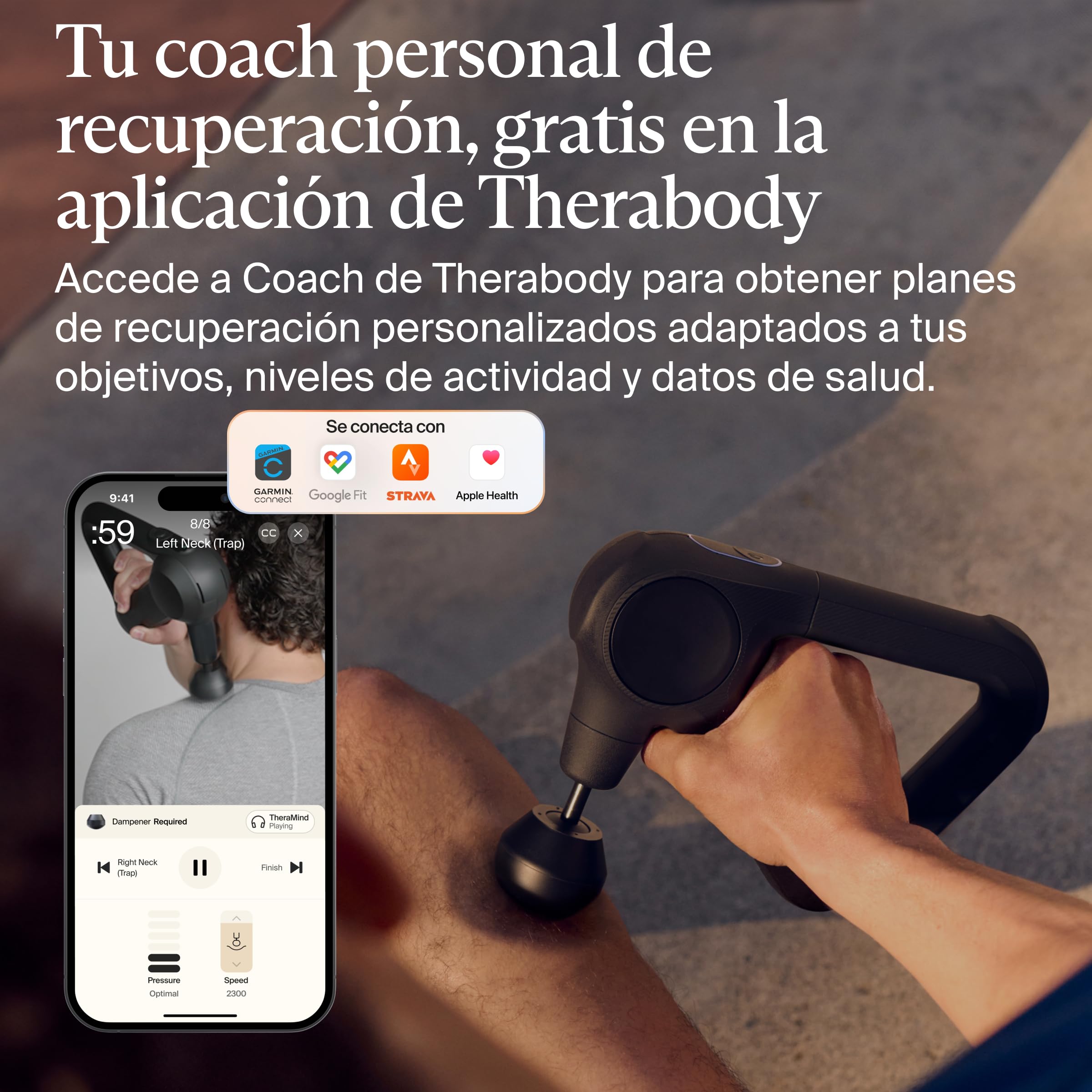 Theragun Prime (6ª generación) de Therabody - Pistola de masaje profunda y potente en un diseño resistente y duradero para una recuperación fiable