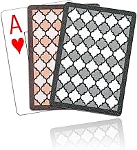 Teskyer 2 Pack Waterproof Playing Cards, 100% Plastic Premium Durable Poker Cards, 2 Deck of Cards - Large Index