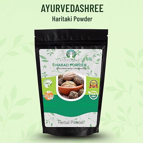 Vista 2 de Haritaki Powder 200 Gm I Terminalia Chebula Powder I una hierba ayurvédica para desintoxicación y rejuvenecimiento para Vata I Vata I, Vata Kapha