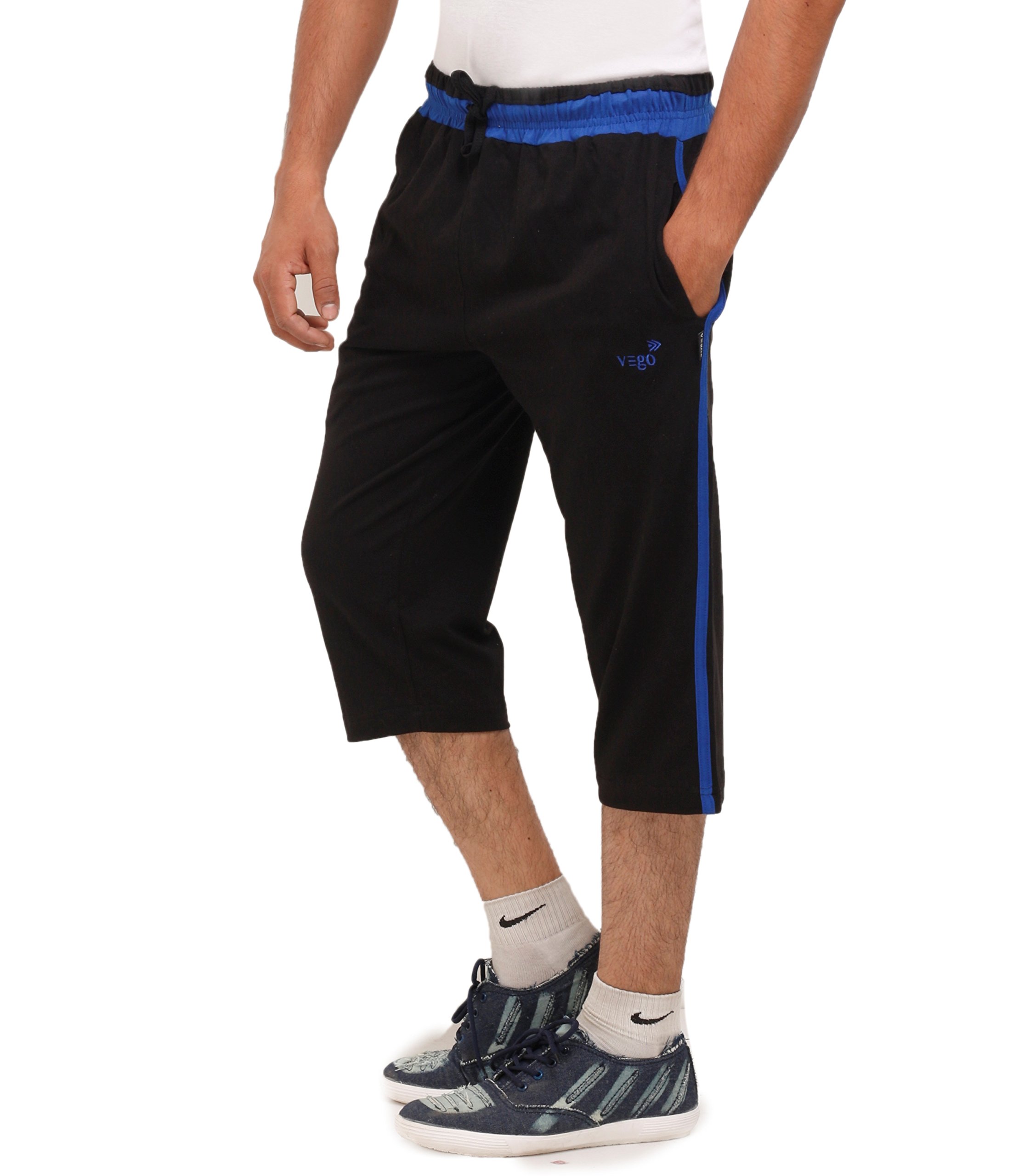 vego Mens Cotton Three by Fourth, 3/4, Capri, Three Quarter-picture-18