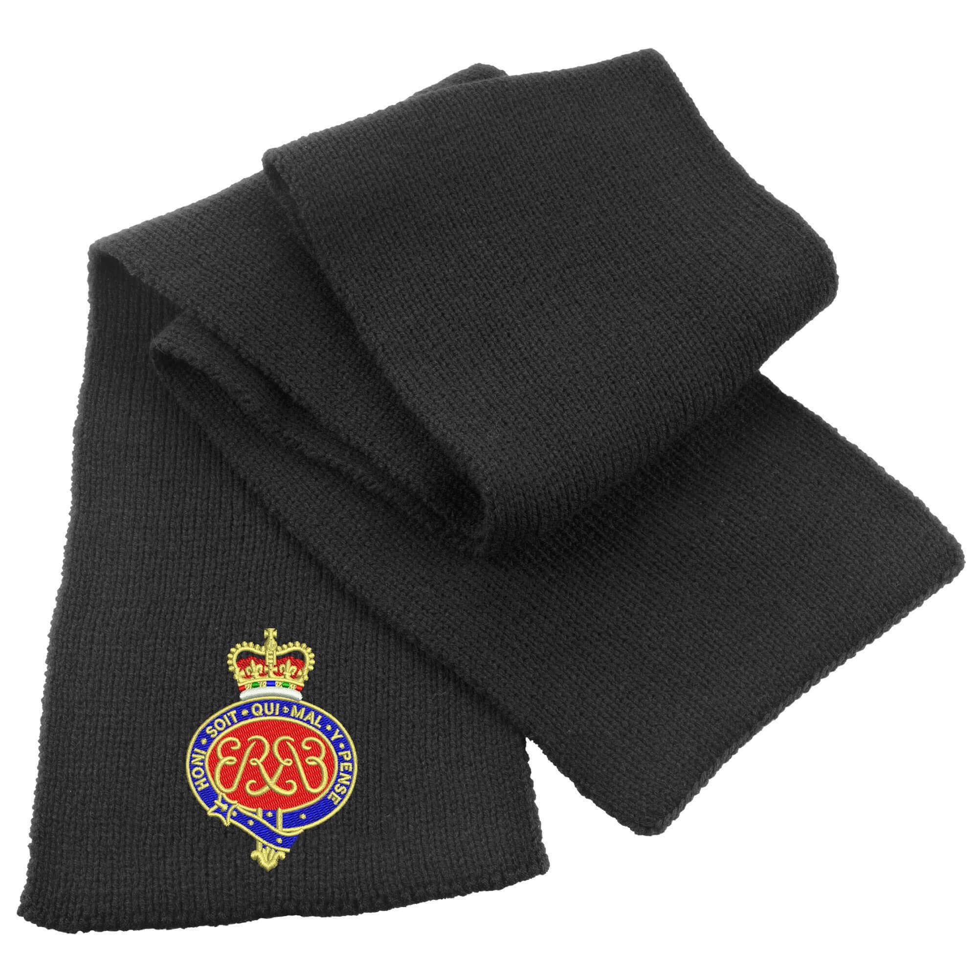 Pineapple Joe's Grenadier Guards Heavy Knit Scarf - Black