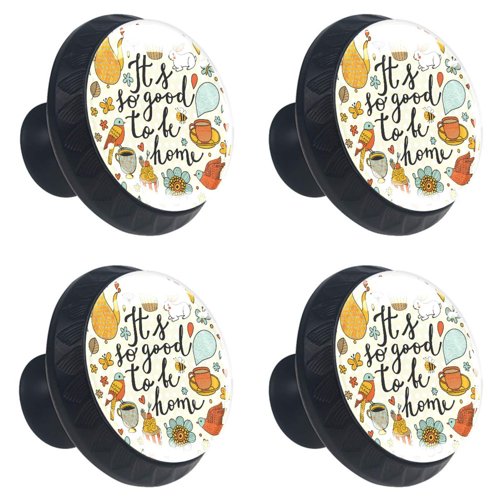 Boutons en verre pour meuble cuisine lot de 4 afin de rénover facilement vos tiroirs