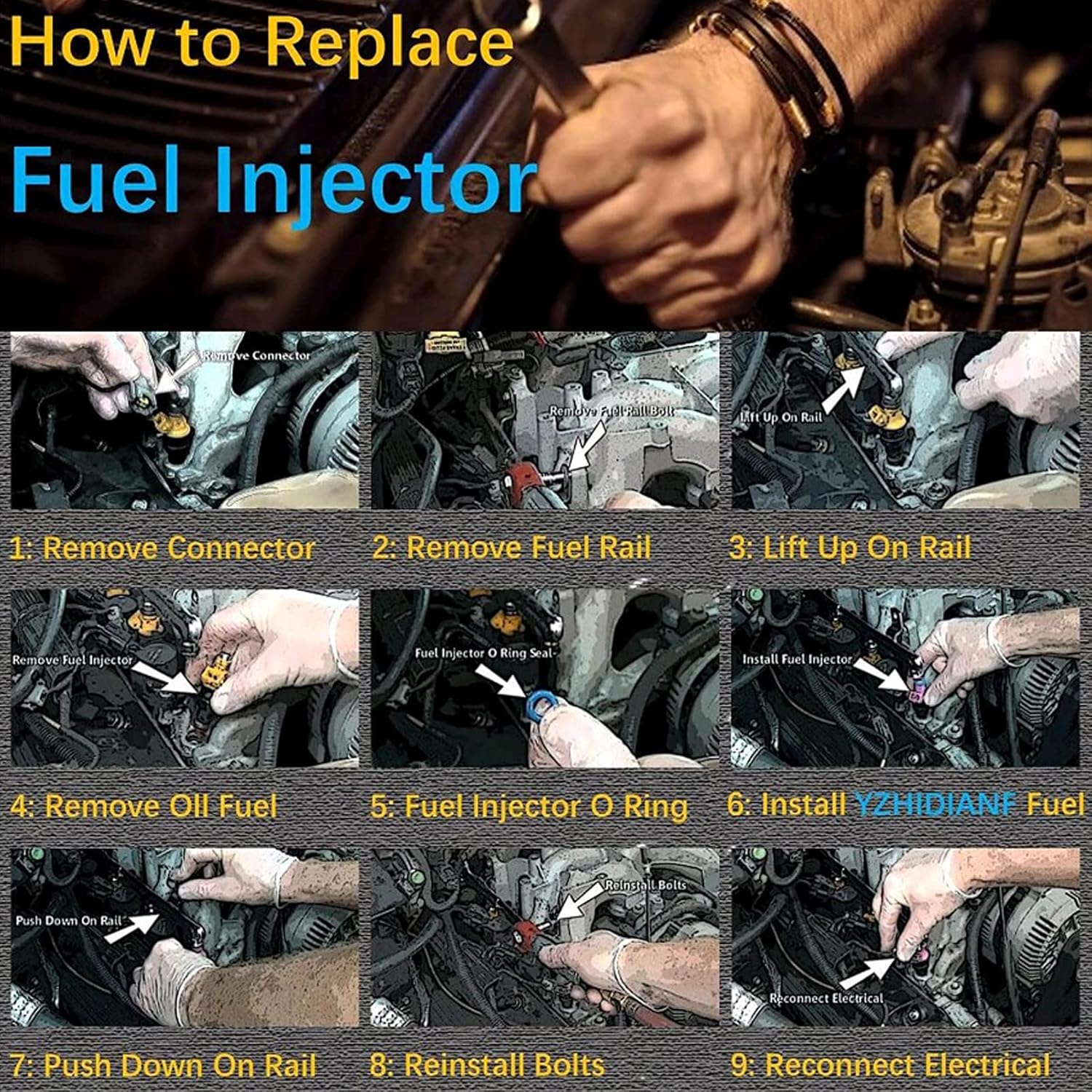 FJ1182 Fuel Injectors For:-Hyundai Elantra 2011-2015 Elantra Coupe 2013 Elantra GT 2013, For:-KIA Forte 2015 Soul 2012-2013, 1.8L 2.0L L4 High Performance Fuel Injectors Set of 4 84212375