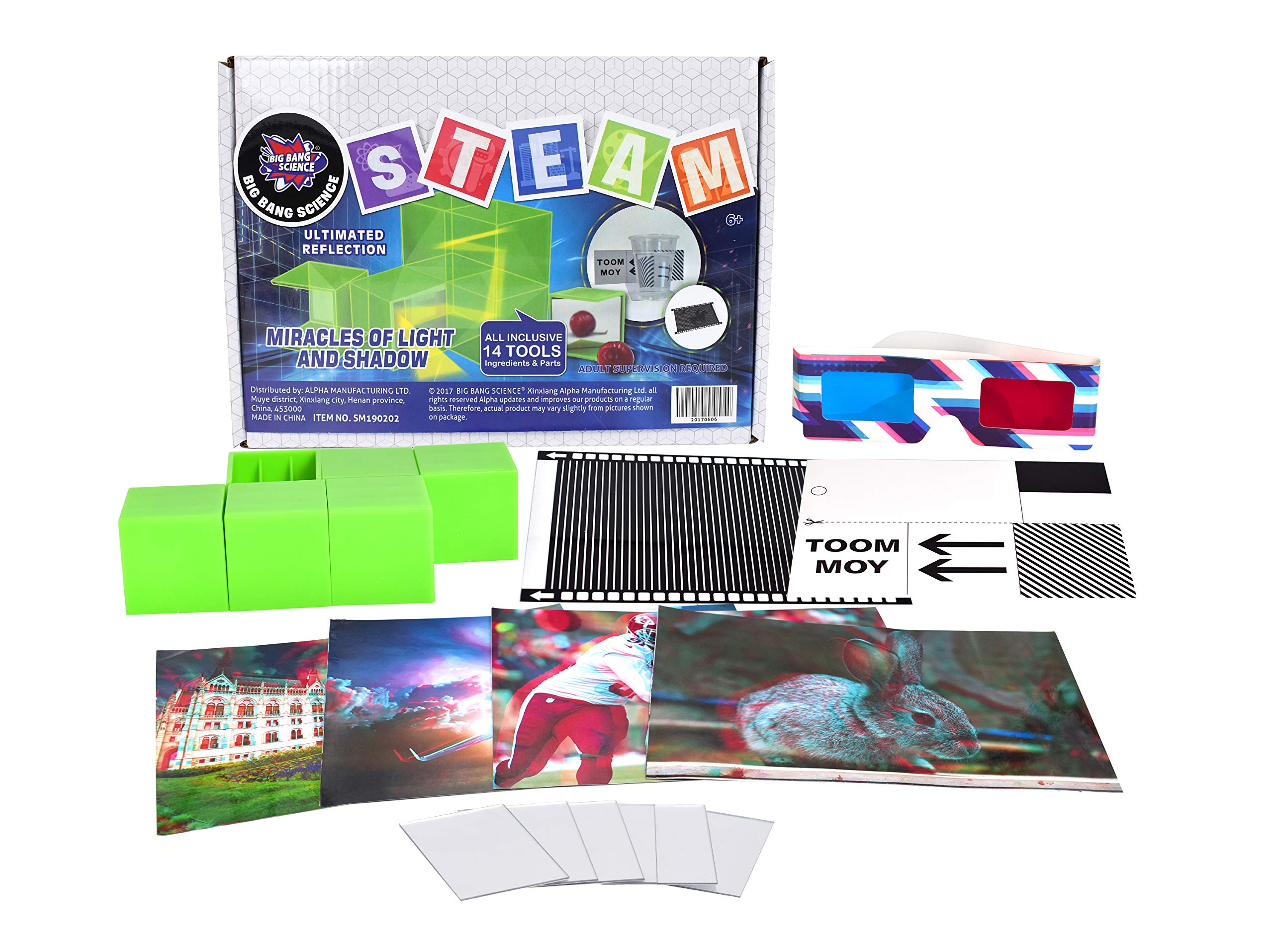 JADE Science Kit For Kids - Stem Miracles Of Light And Shadow Science Experiment Kit Diy Kit - Science Experiment Kit For Kids Multi Color