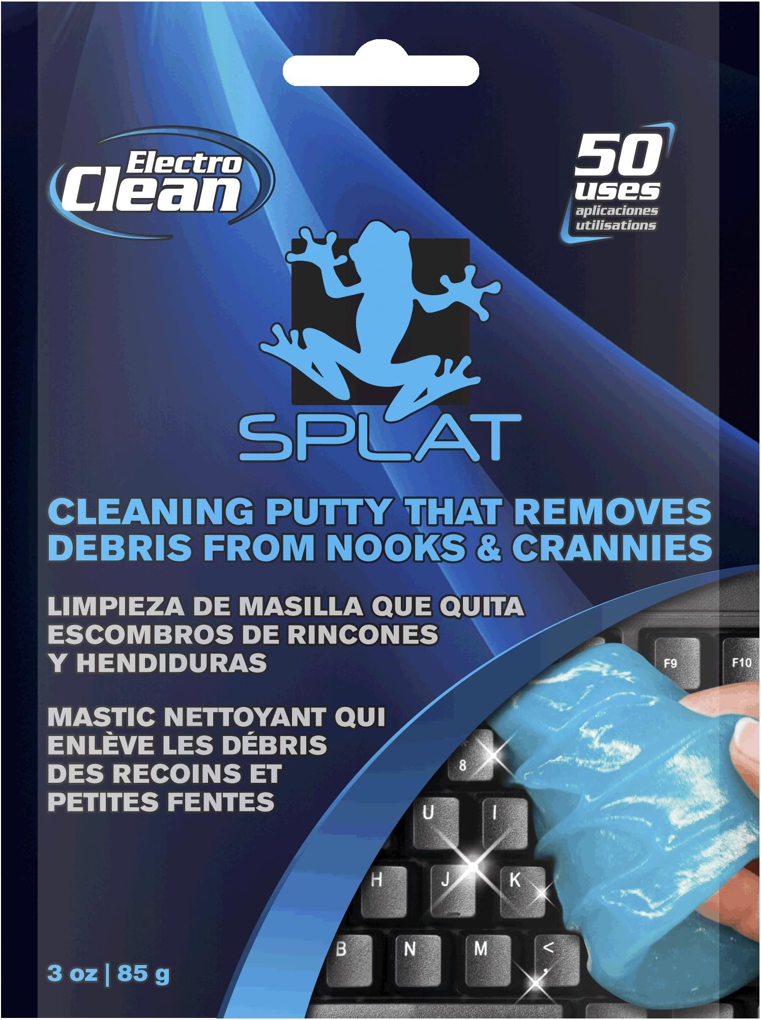 SPLAT-EC-3P Splat Blue Electro Clean Cleaning Putty - 3 oz.