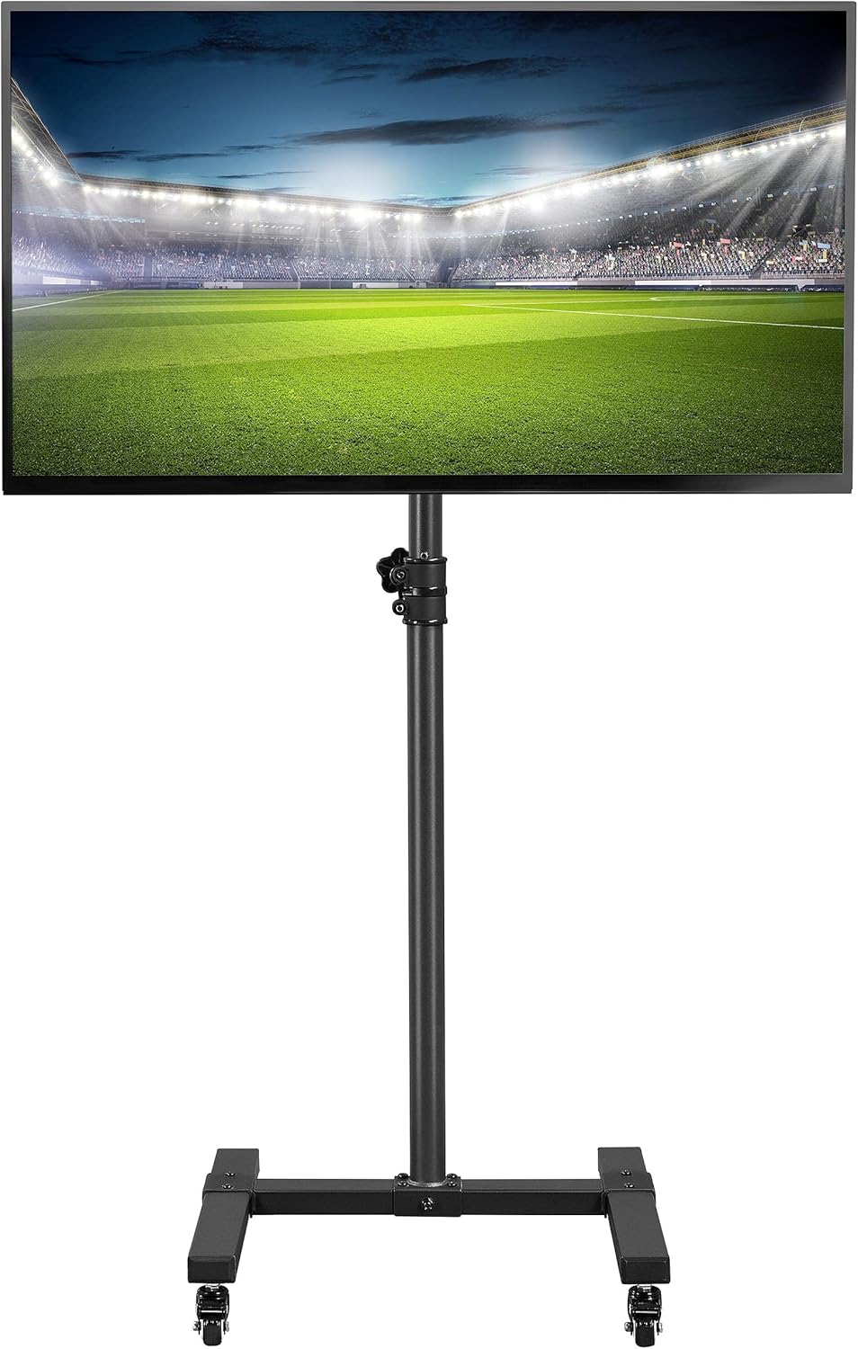 Yaheetech Mobile TV Stand on Wheels, Rolling TV Cart for 1342 inch LED