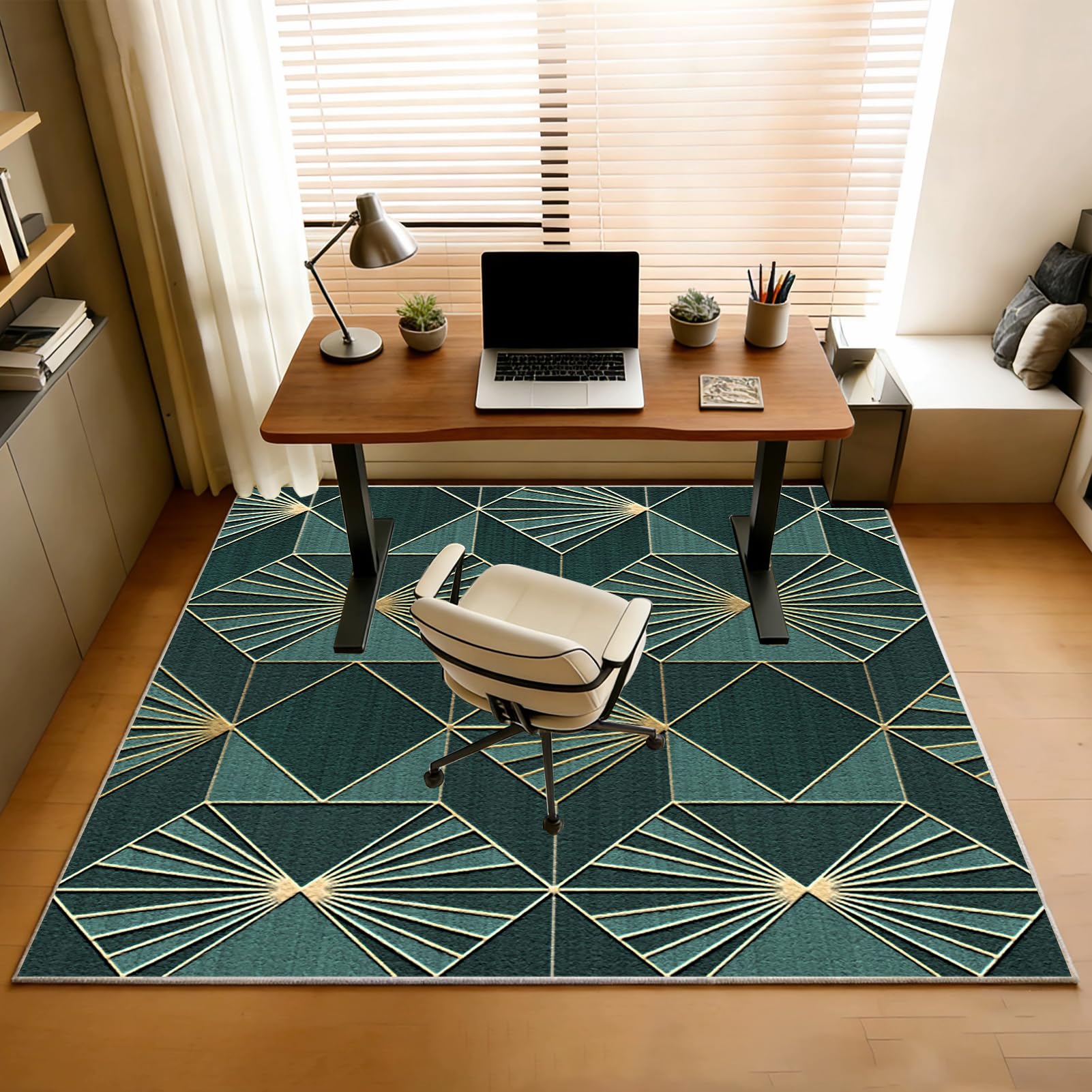Tapis pour Chaise de Bureau 180 x 230 cm | Tapis Chaise Gaming Antidérapant | Tapis sous Chaise Bureau | Tapis protège-Sol pour Chaise de Bureau | Tapis de Protection de Sol pour sols durs