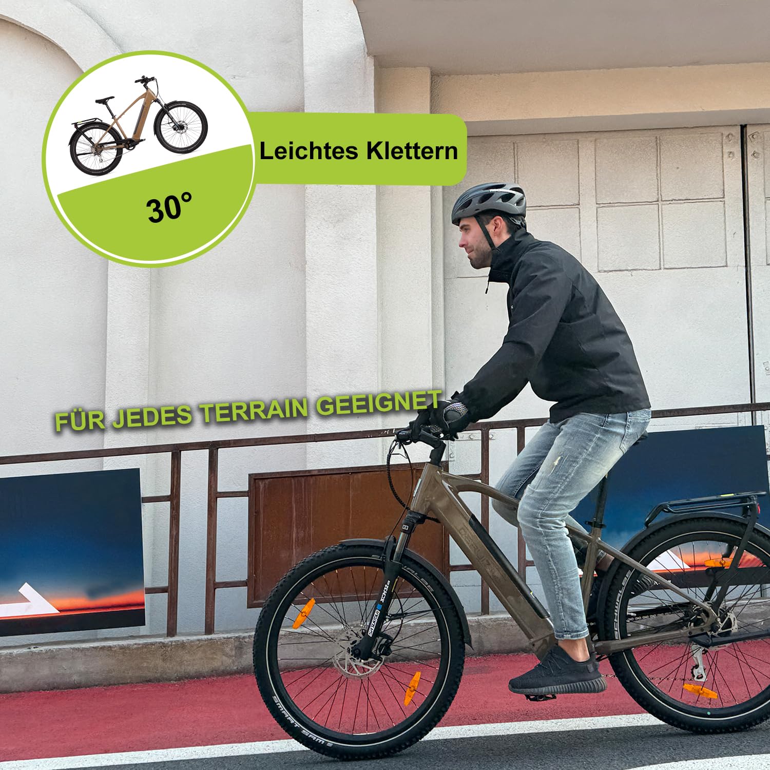 DERUIZ Marble SUV Vélo électrique 27,5" 644 Wh capteur de couple freins hydrauliques dérailleur 8 vitesses tout-terrain