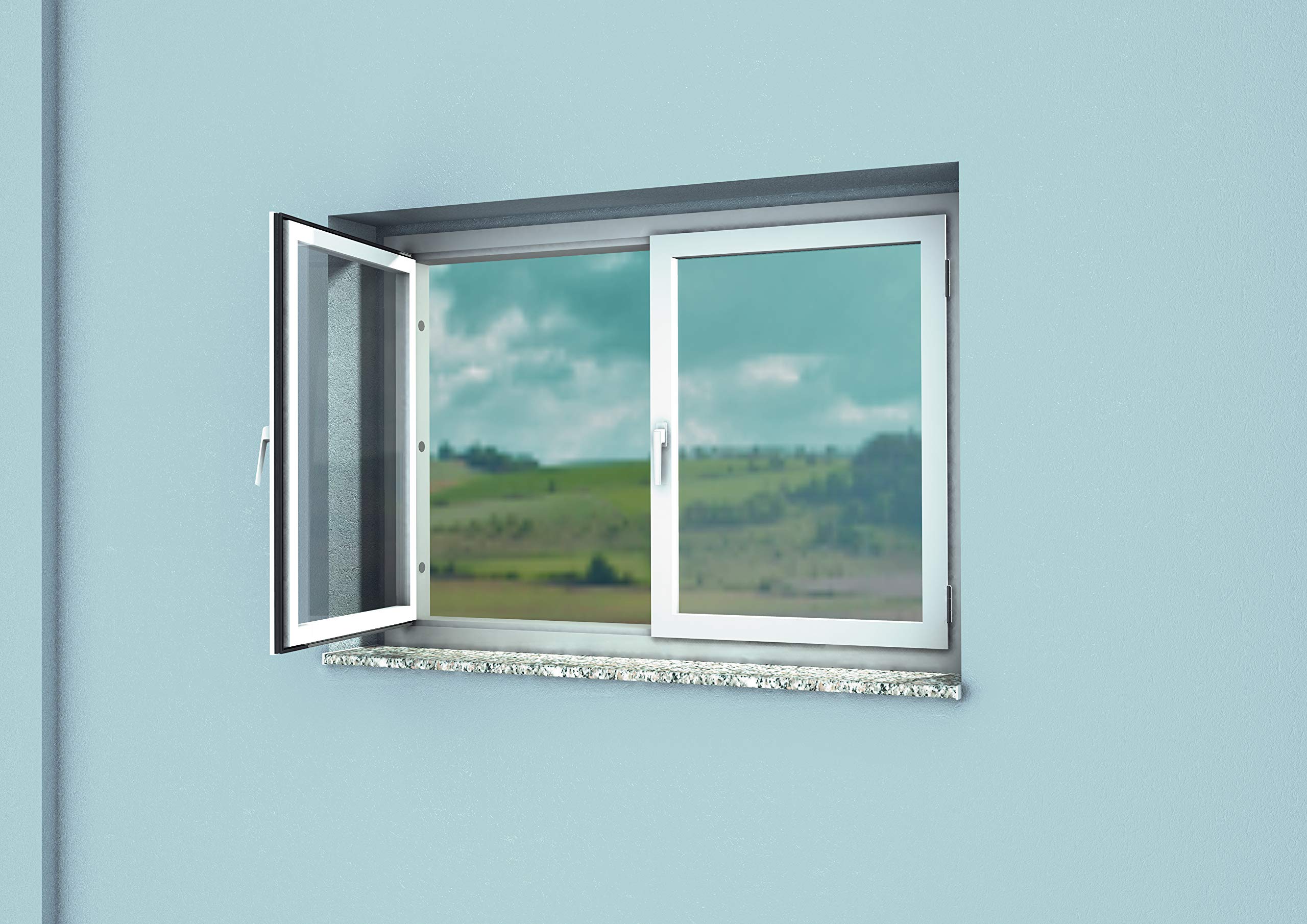 TOX Window Pro SK Vis pour cadres en acier cémenté, montage à distance pour fenêtres et portes, tête fraisée avec entraînement TX30, ⌀7,5/132 mm, 09110139, Zingué