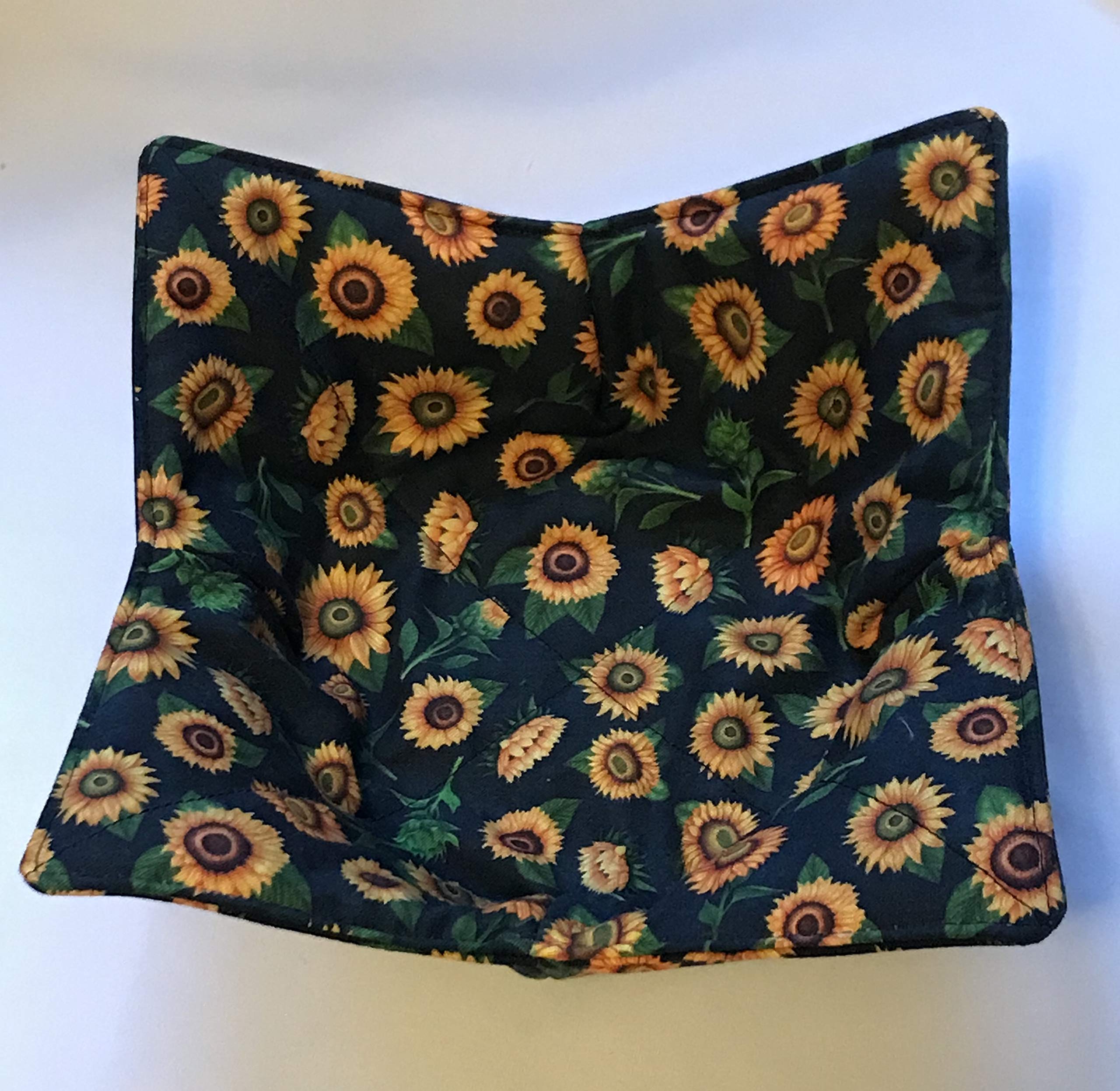 Set of two Sunflowers and Bees Bowl Cozies, Bowl holders, 178