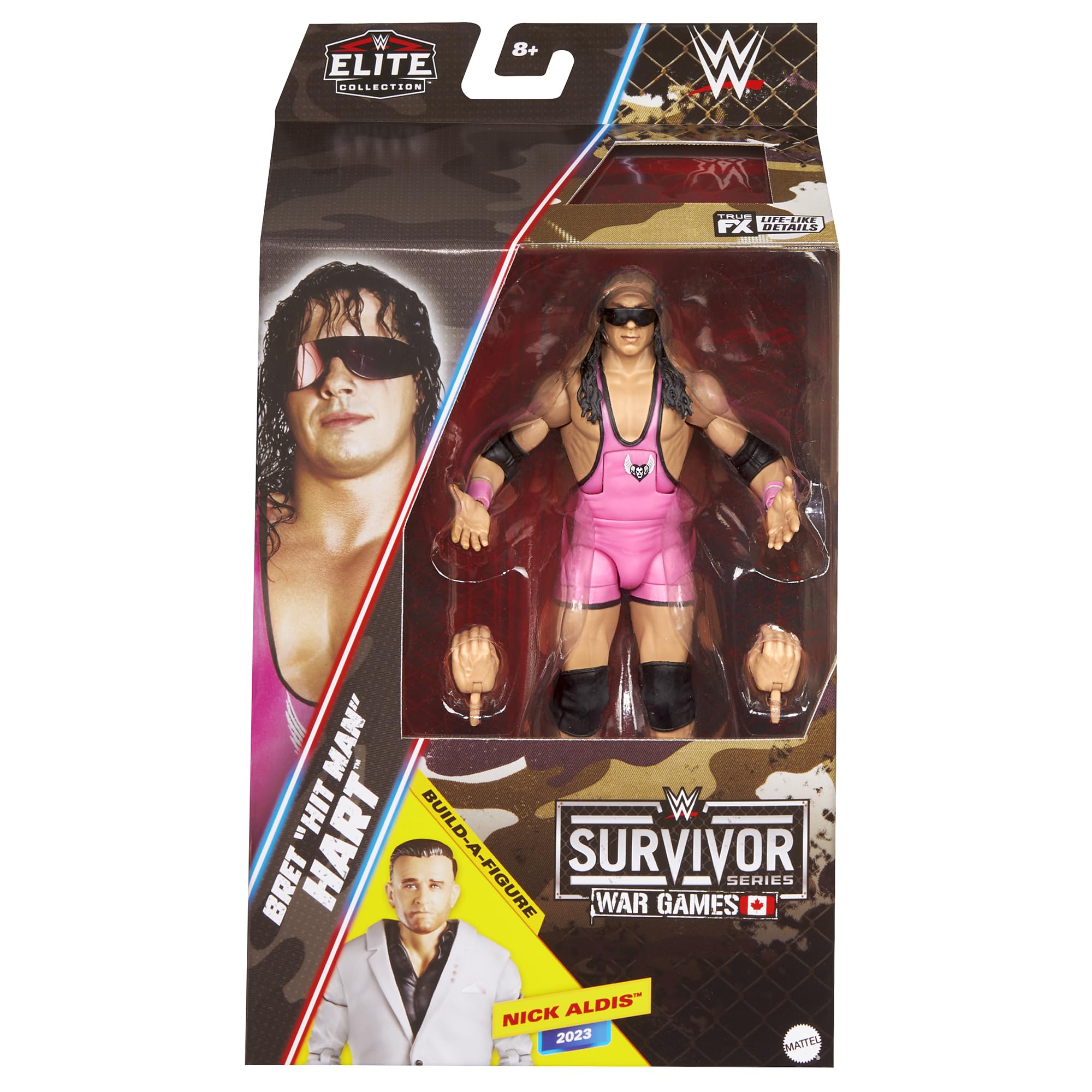 WWE Bret Hart Elite Survivor Series 2025 Toy Wrestling Action