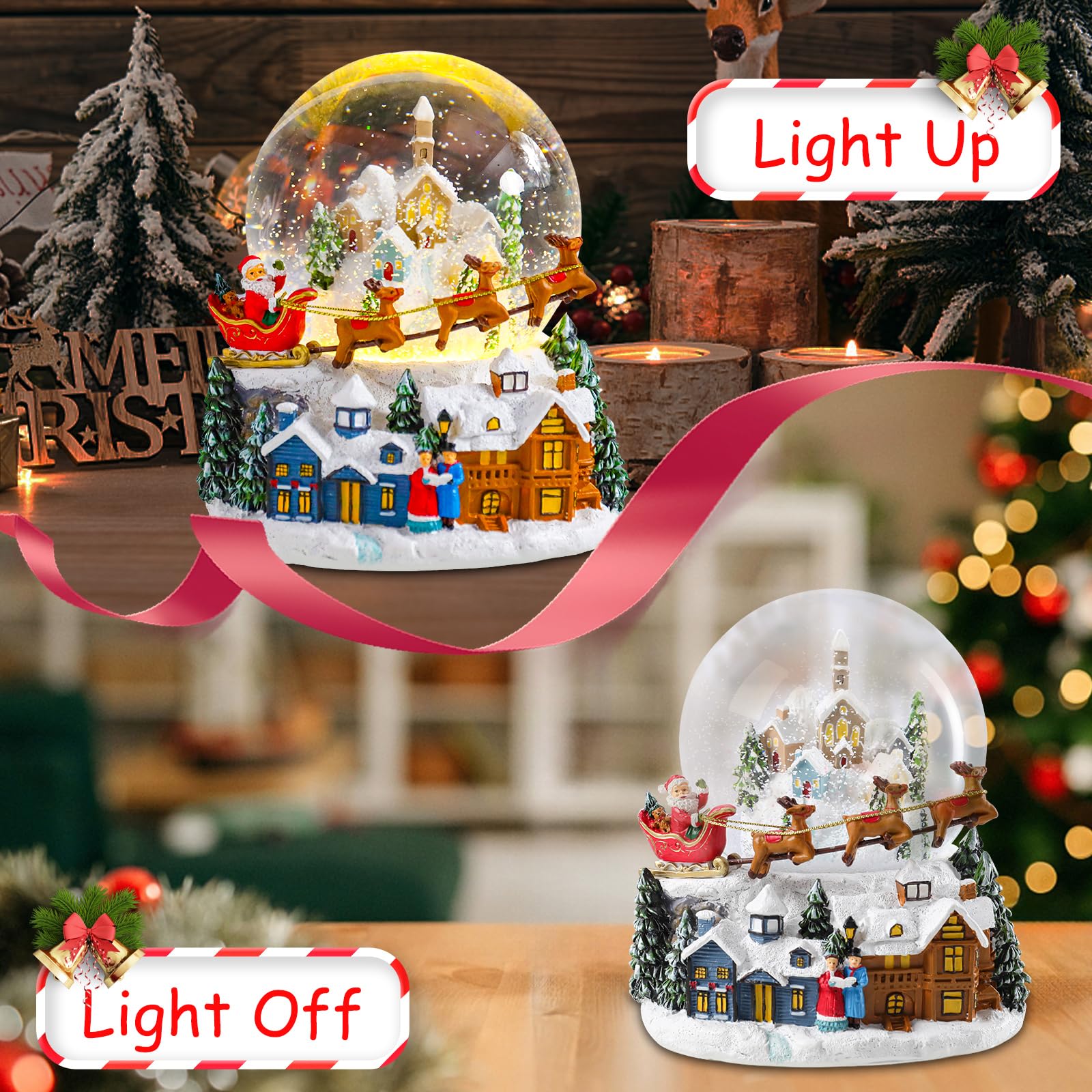 Snapklik.com : Christmas Snow Globes, Snow Globes Christmas