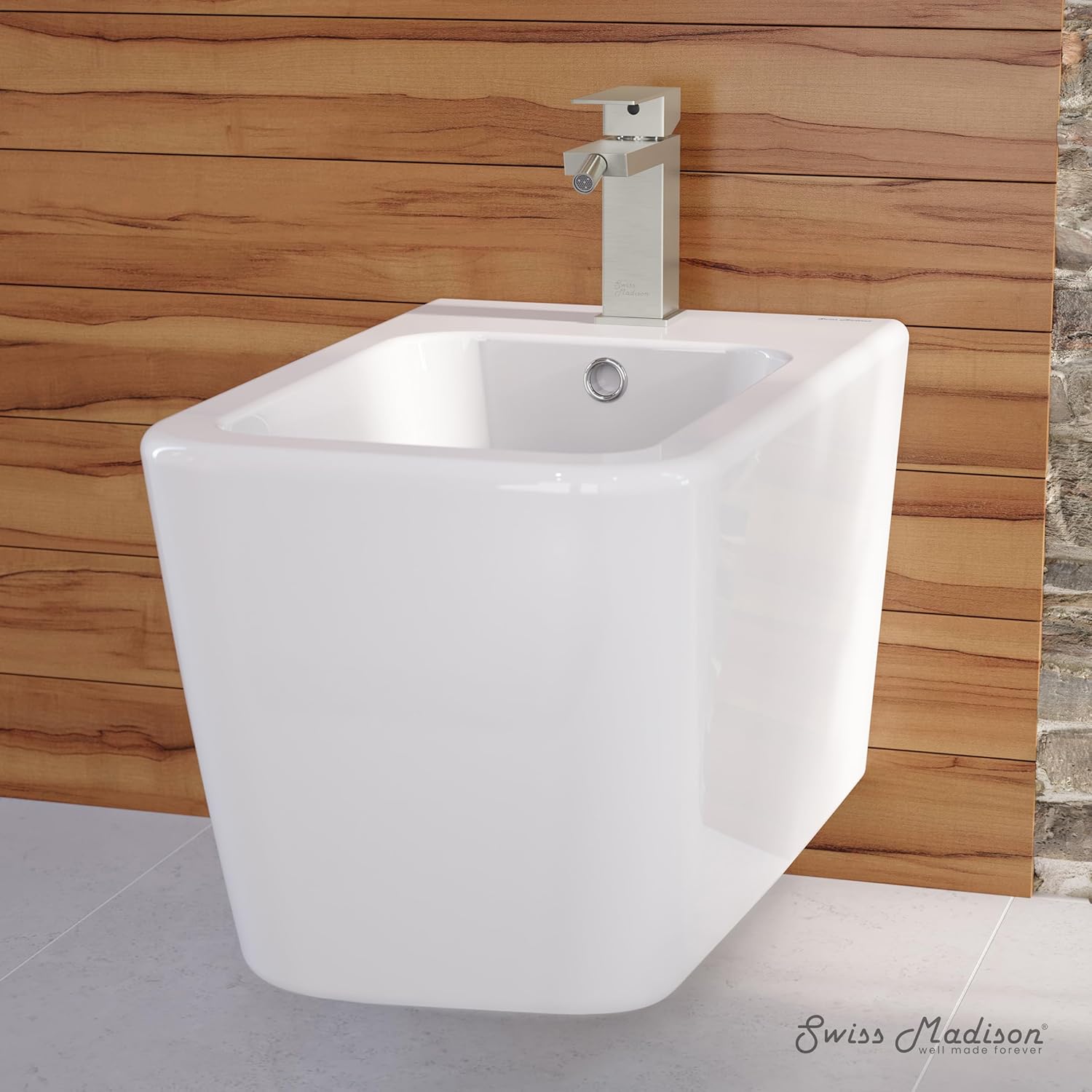 Swiss Madison Well Made Forever SM-DF80N Concorde Bidet Faucet in Nickel