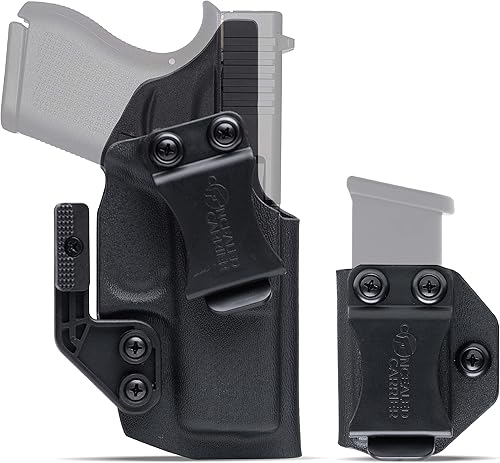 IWB Funda compatible con Glock 43  Compañía propiedad de veteranos de combate  Fundas de transporte ocultas dentro de la cintura disponible en Yaxa Guatemala