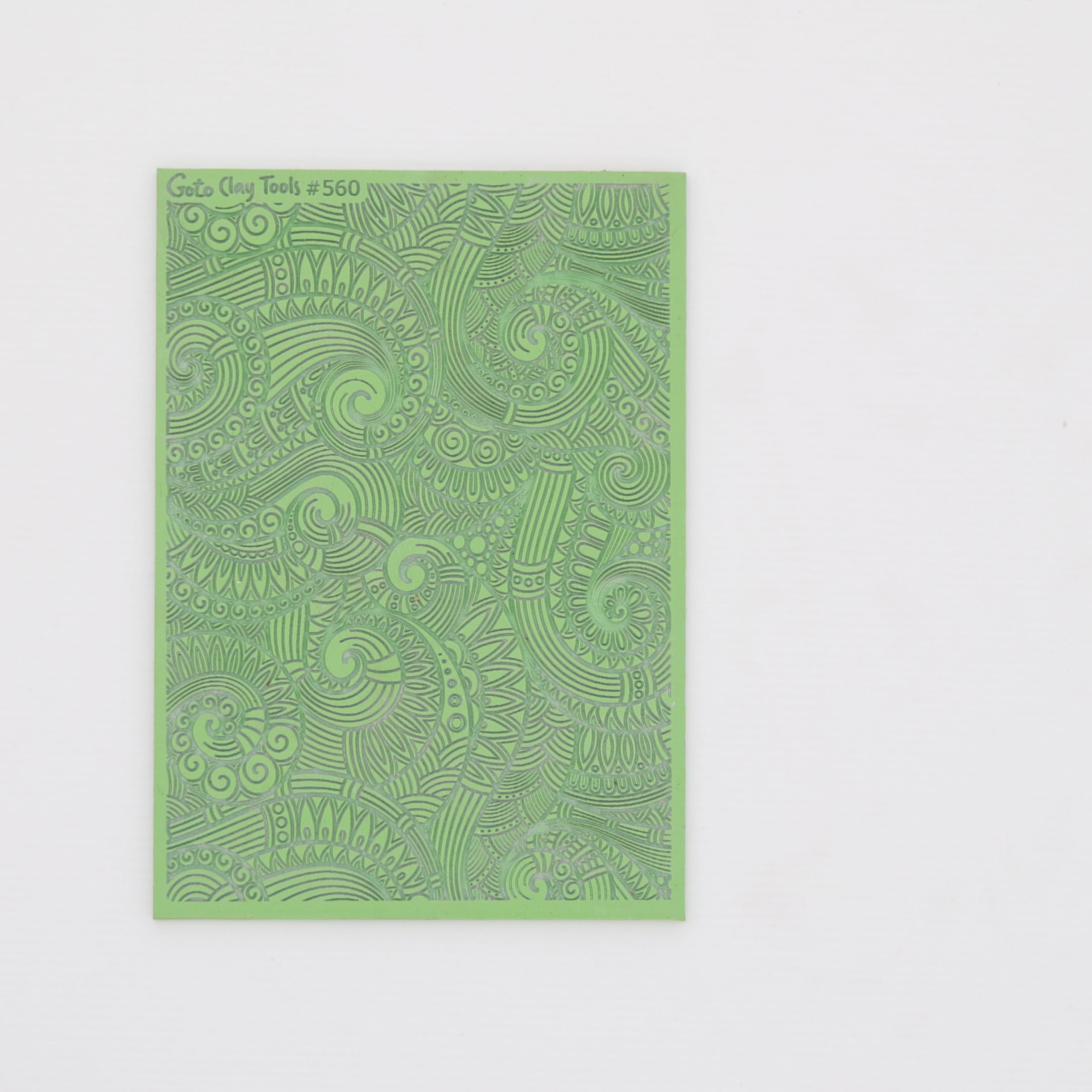 GOTO CLAY TOOLS Doodle Waves Texture Sheets for Polymer Clay, Achieves The Same Texture as a Polymer Clay Roller, Waves Texture mat for Polymer Clay – TM-560