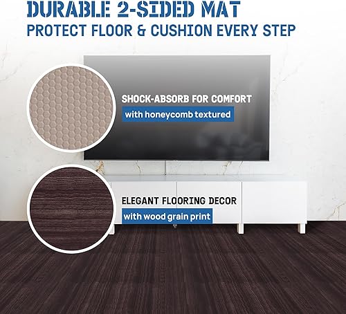 Miniatura 26 de Yes4All - Tapetes de ejercicio interconectables por los bordes hechos de espuma, para piso o gimnasio, piezas de EVA interconectables