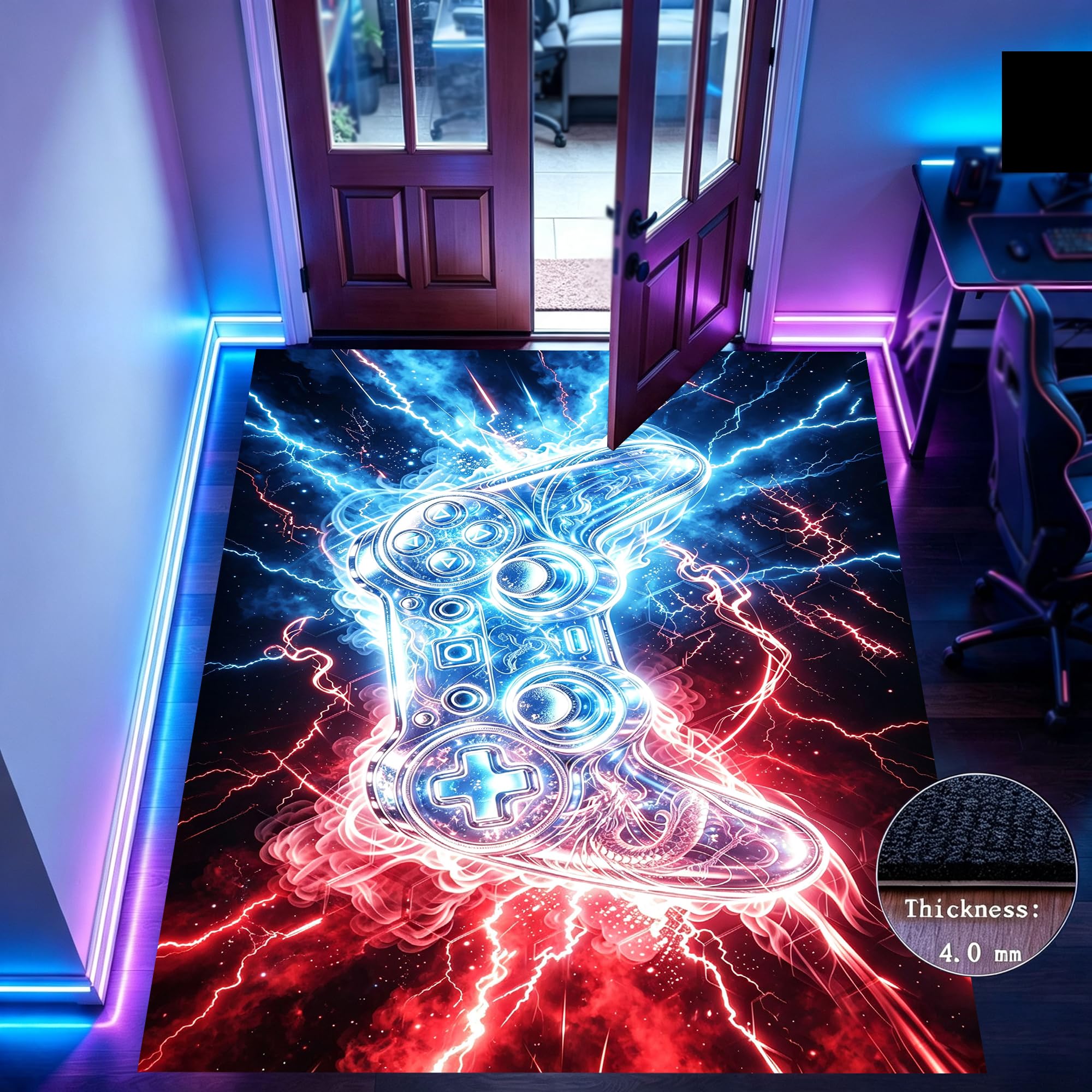Tapis de Chaise pour Les Chaises de Gaming ou de Bureau 120 x 150 cm