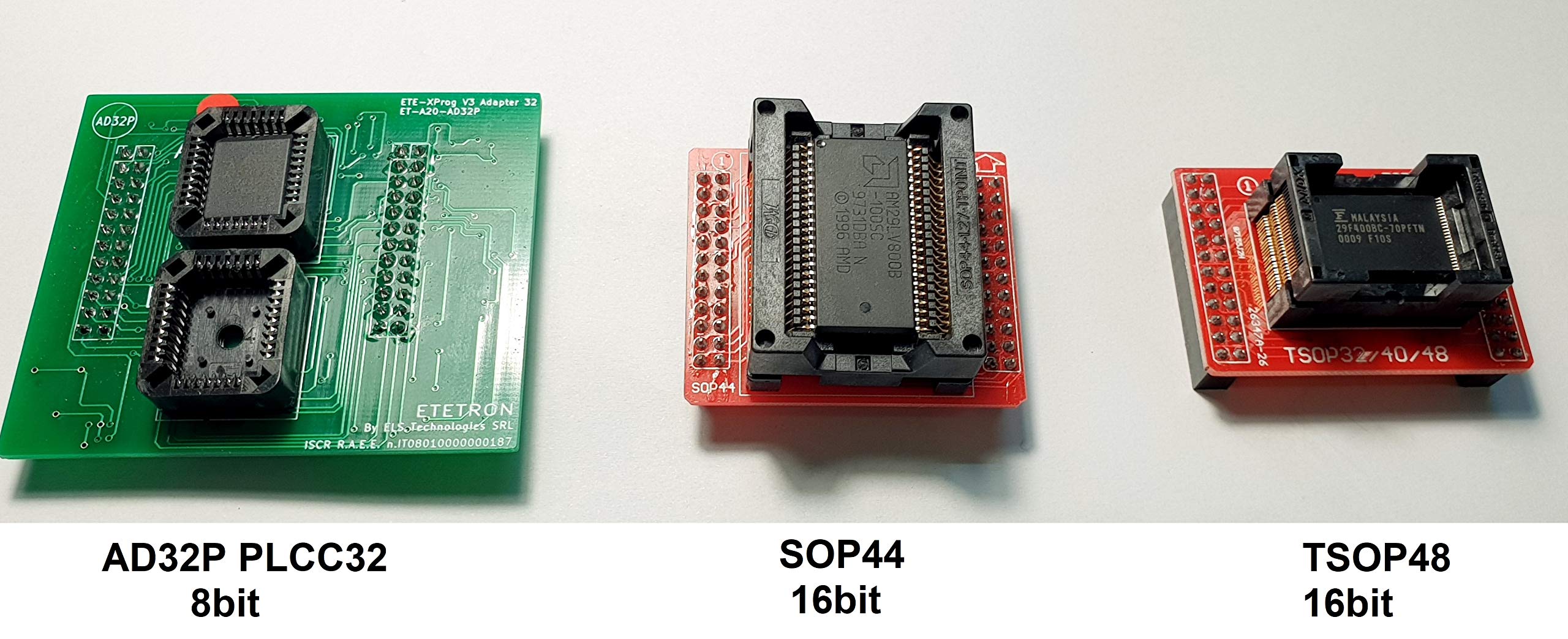 Programador USB V3 x EPROM 27C, 28C, 28F, 29F, 39SF, 49F (27C256, 27C512, etc.)