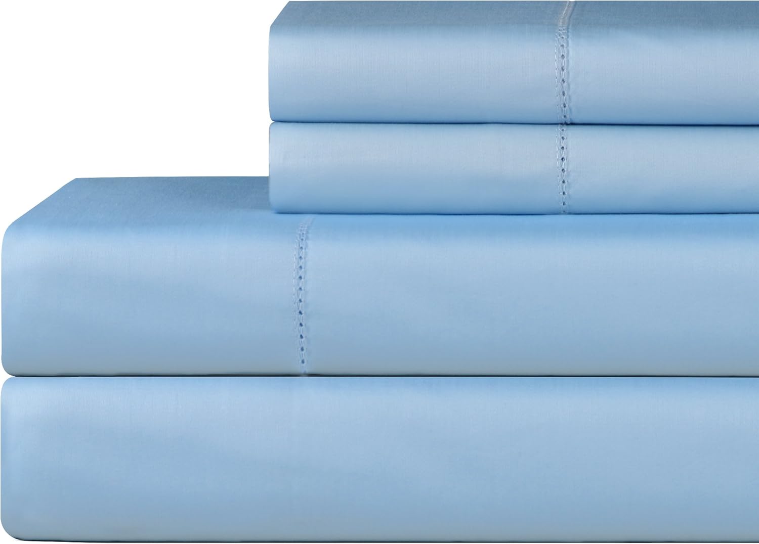 Celeste Home 610 Thread Count Pima Cotton Pillowcases, King, Cream