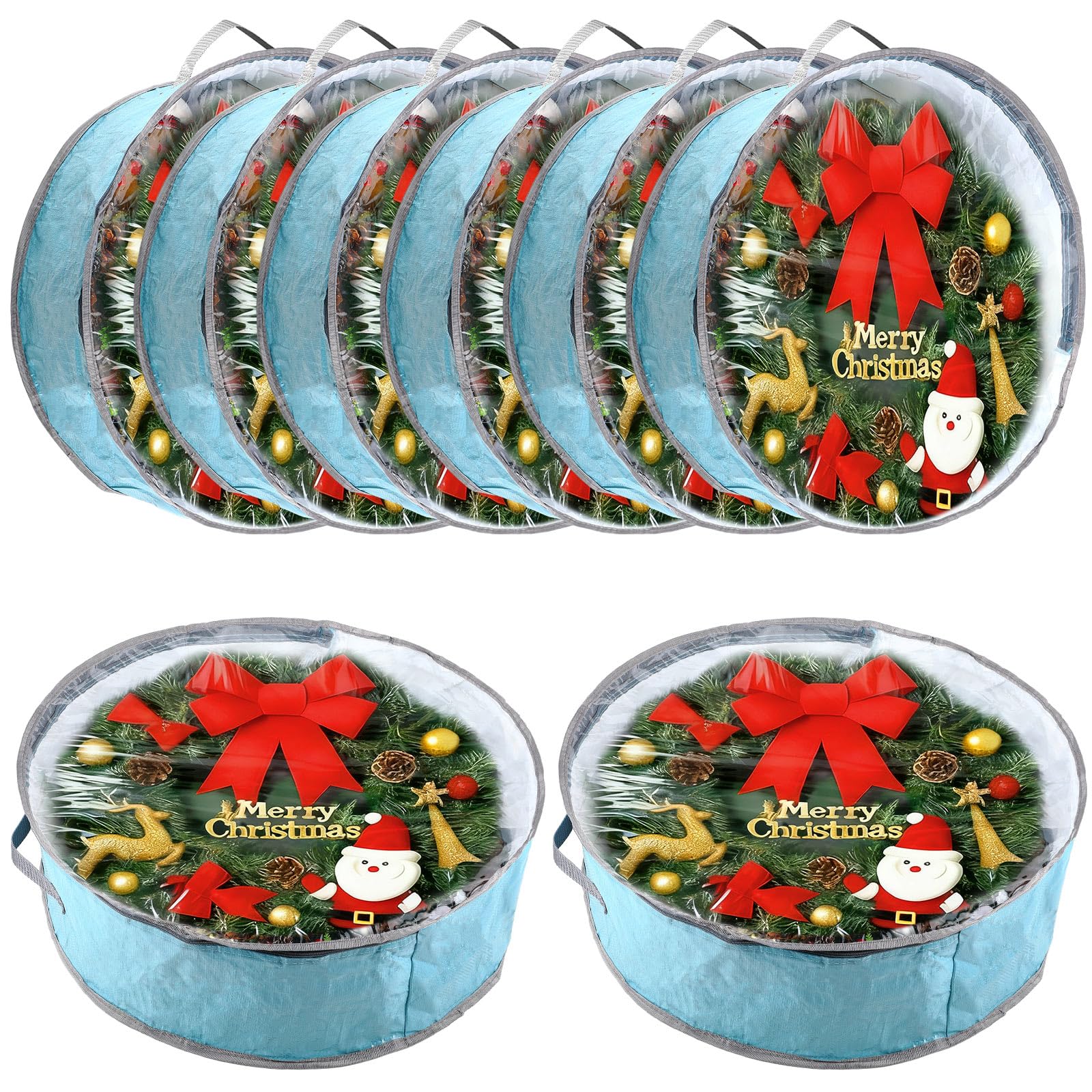 Sac de rangement rond Noël Dunzy résistant pour protéger vos couronnes