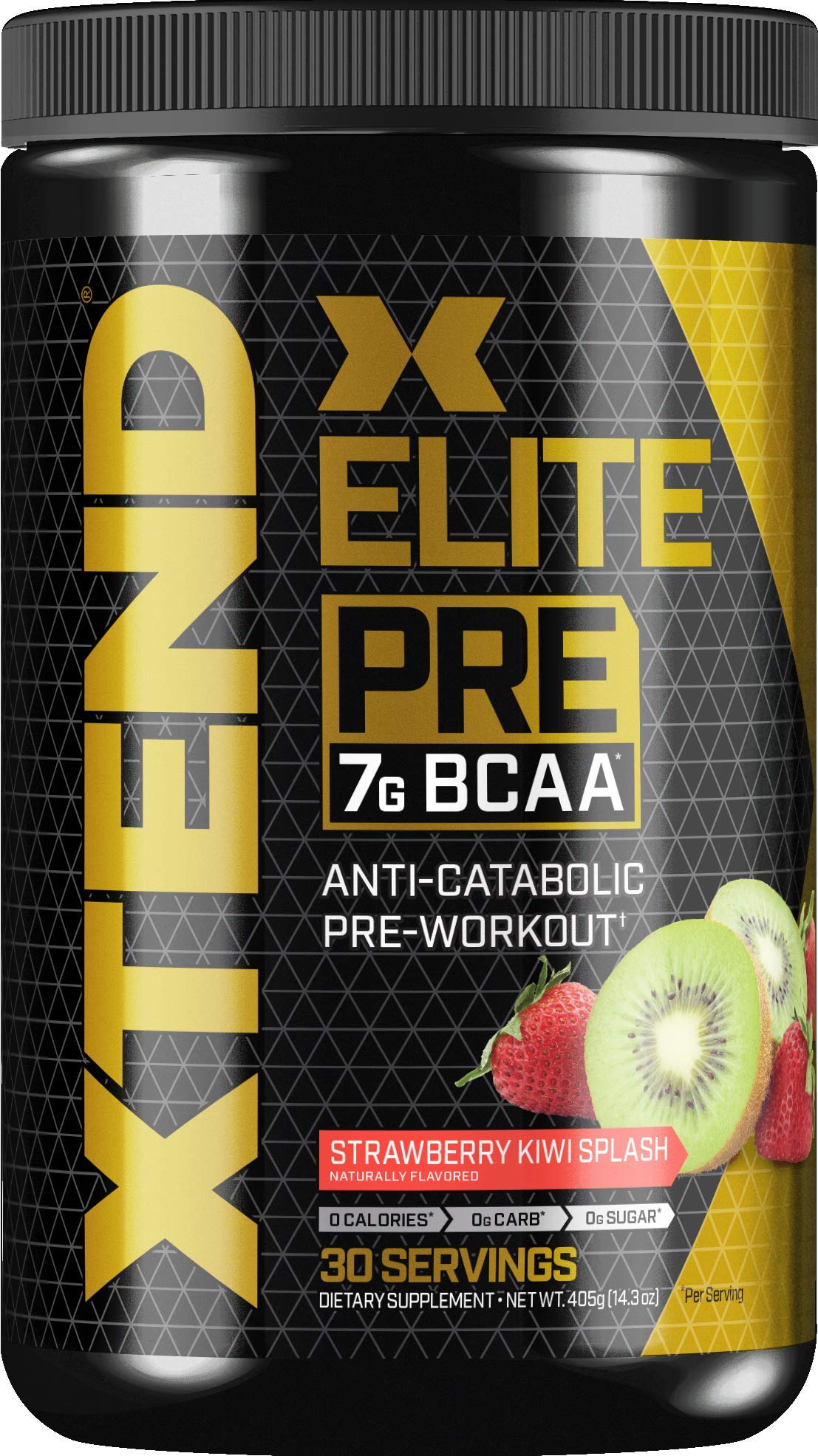 Buy XTEND Elite Pre BCAA Powder AntiCatabolic Pre Workout Drink with Branched Chain Amino s