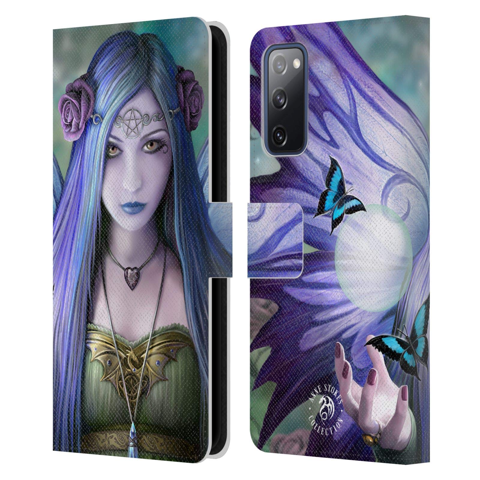Funda cuero Samsung Galaxy S20 FE 5G protectora libro cartera Anne Stokes 7