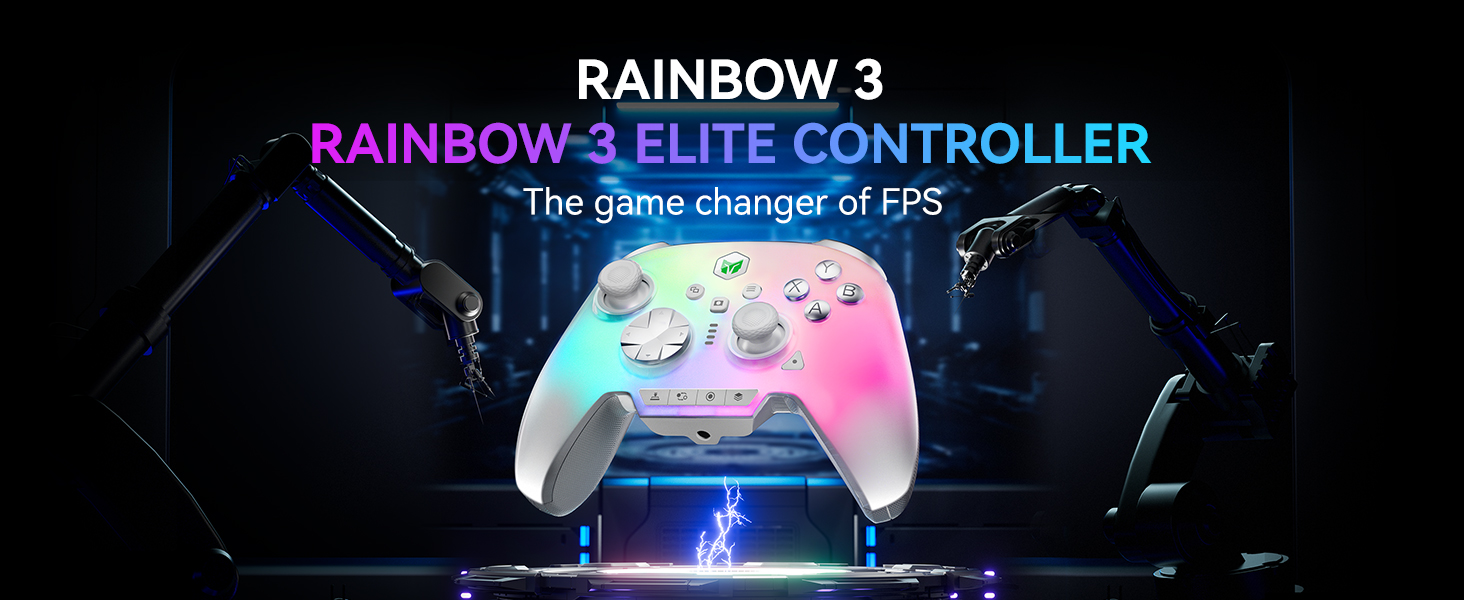 MOJHON RAINBOW 3 コントローラー 2000Hz Amazon.com: BIGBIG WON Rainbow 3 Wireless Controller 2000Hz