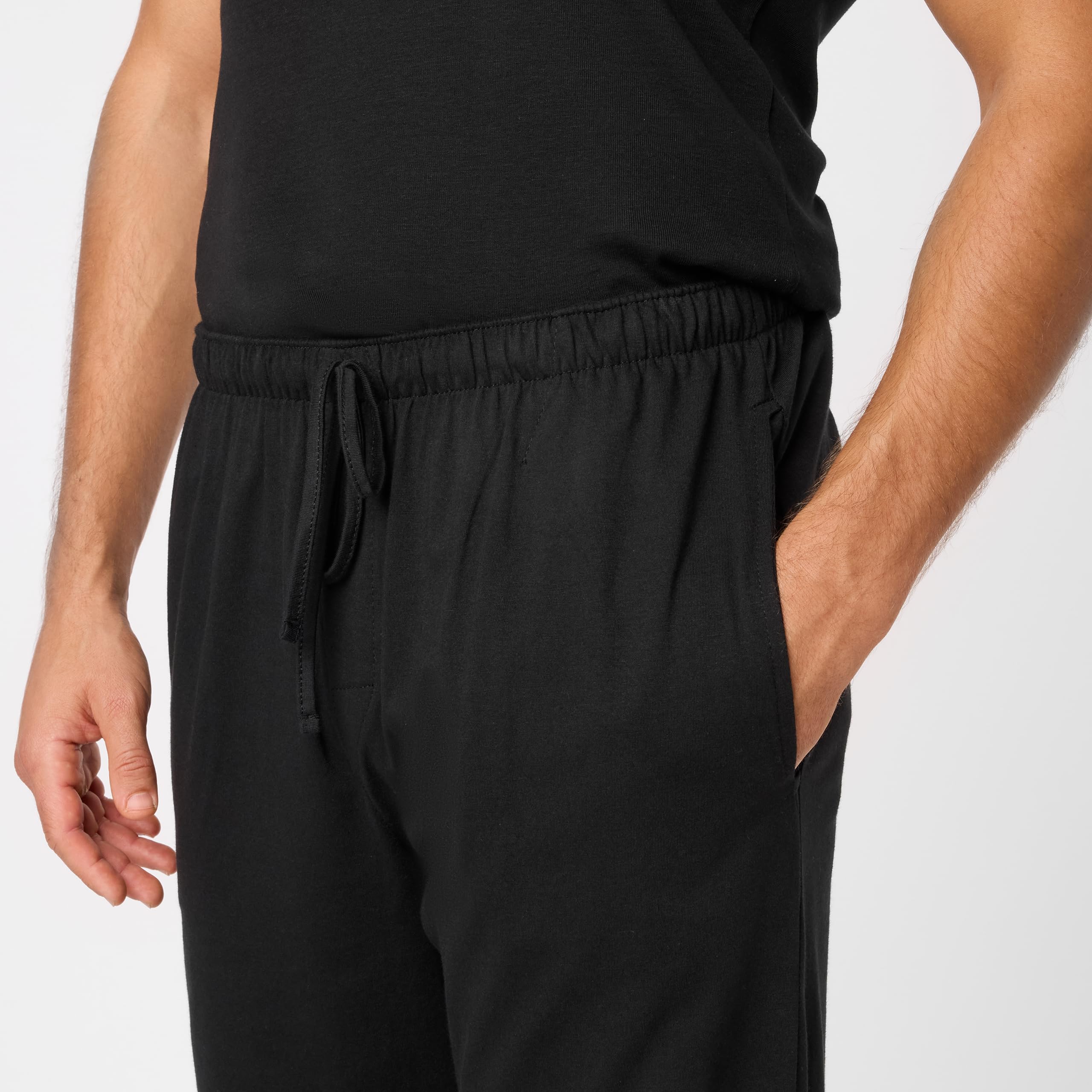 Timone Herren Schlafanzugshose Lang Pyjamahose aus Baumwolle Freizeithose Schlafhose Loungewearhose mit Taschen Nachtwäsche Hose für Herren Sleepwear Haushose TPP-001