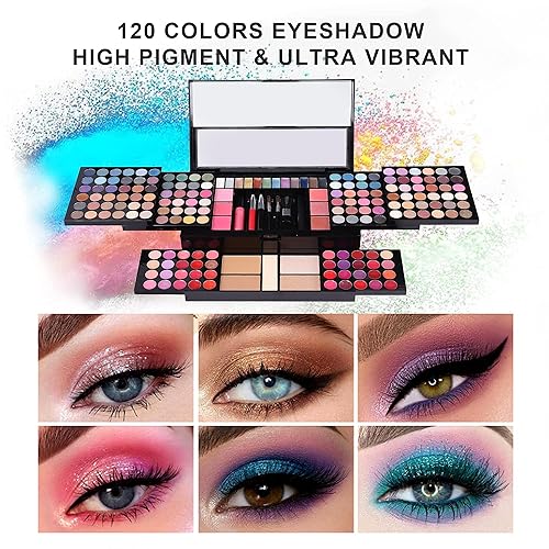 Miniatura 2 de Hot Sugar Kit de maquillaje completo de 182 colores para mujeres, adolescentes y niñas, conjunto de cosméticos todo en uno, regalo de cumpleaños y