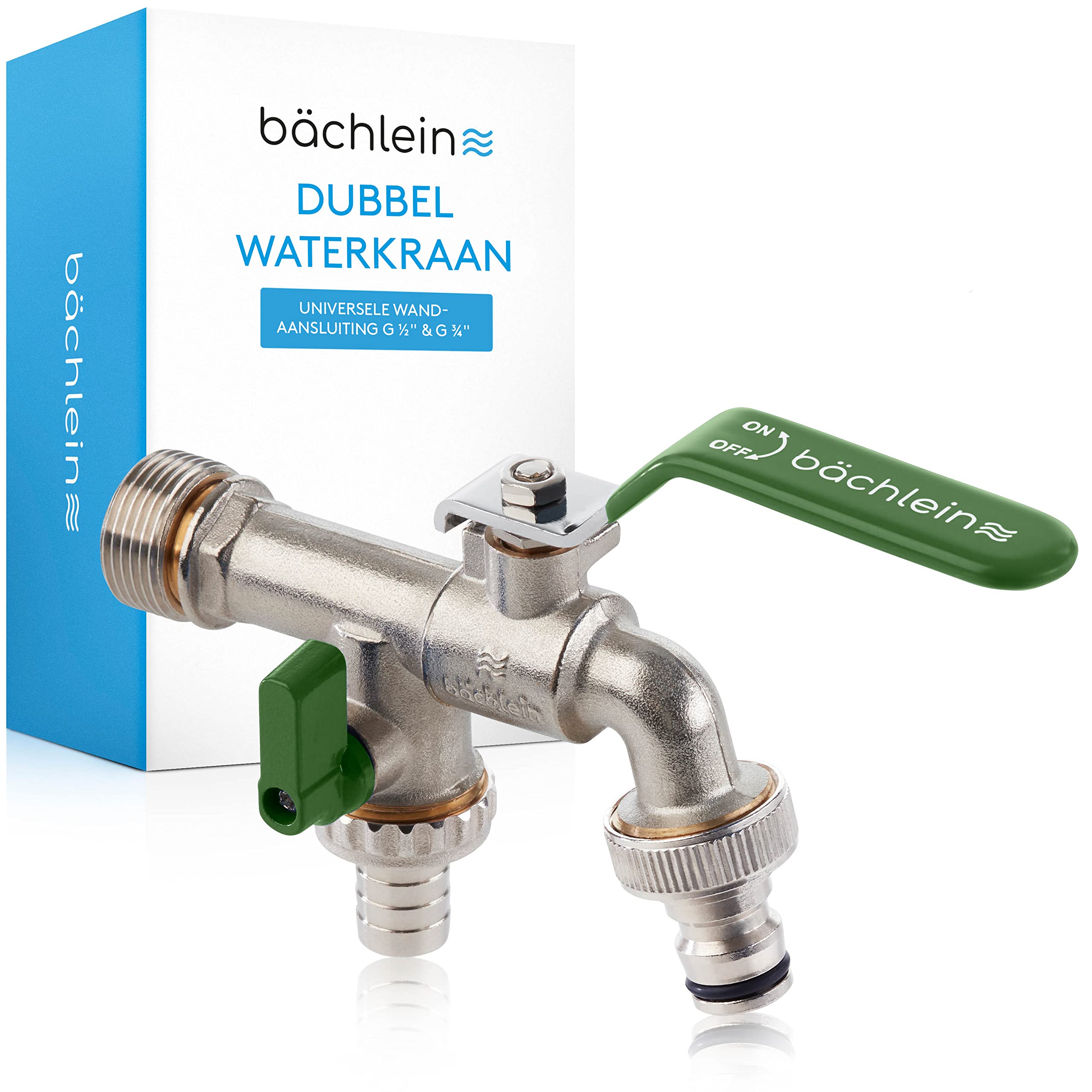 H2O-Flex Kogelkraan Met Slangaansluiting 1/2 Inch - Buitentap Rood Voor Regenton